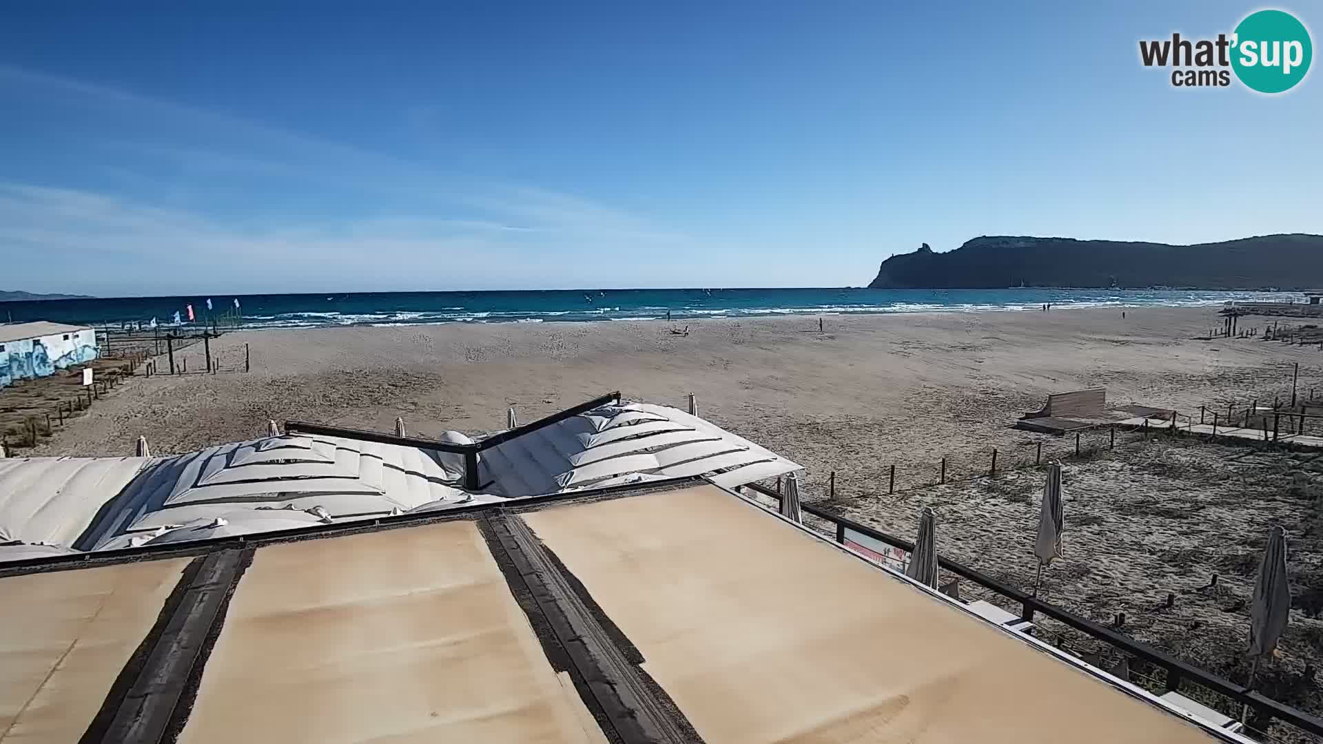 Webcam plage de Poetto | Cagliari | Sardaigne