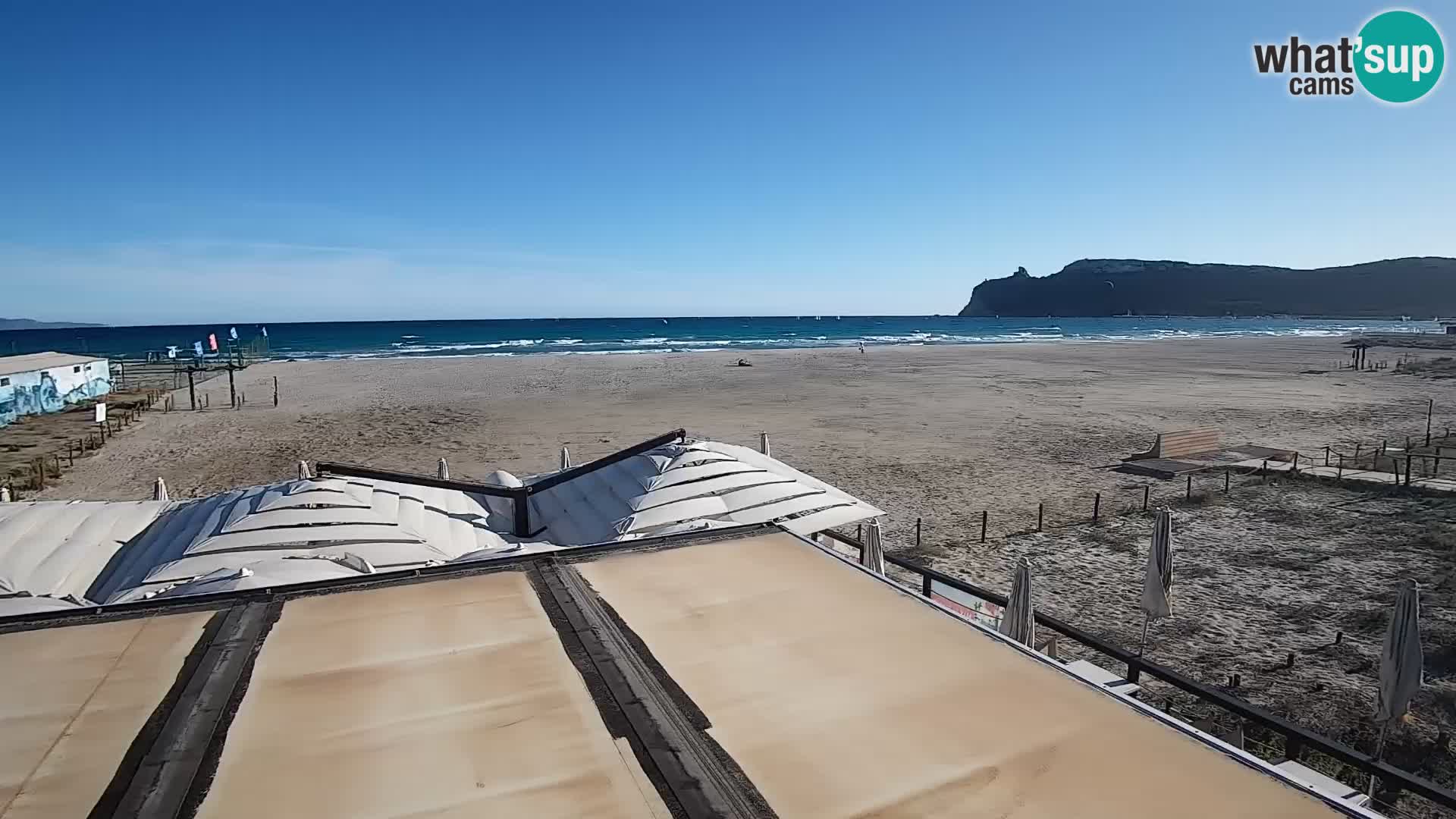 Poetto beach webcam | Cagliari | Sardinija
