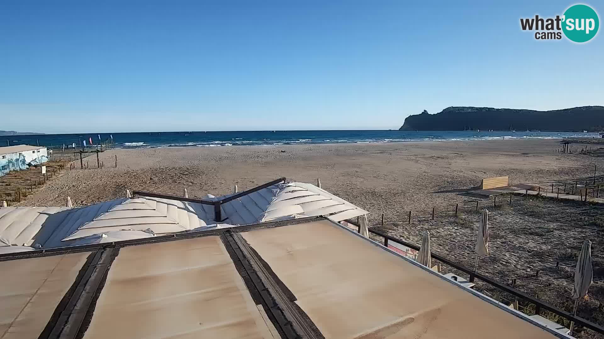 Poetto beach webcam | Cagliari | Sardinija
