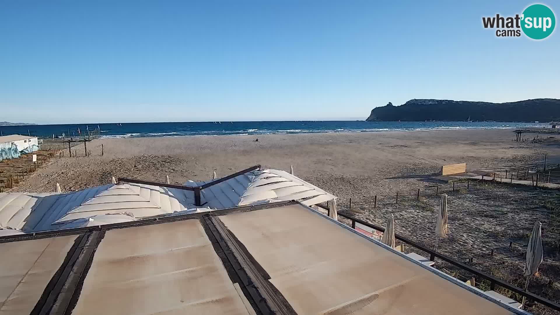 Poetto beach webcam | Cagliari | Sardinija