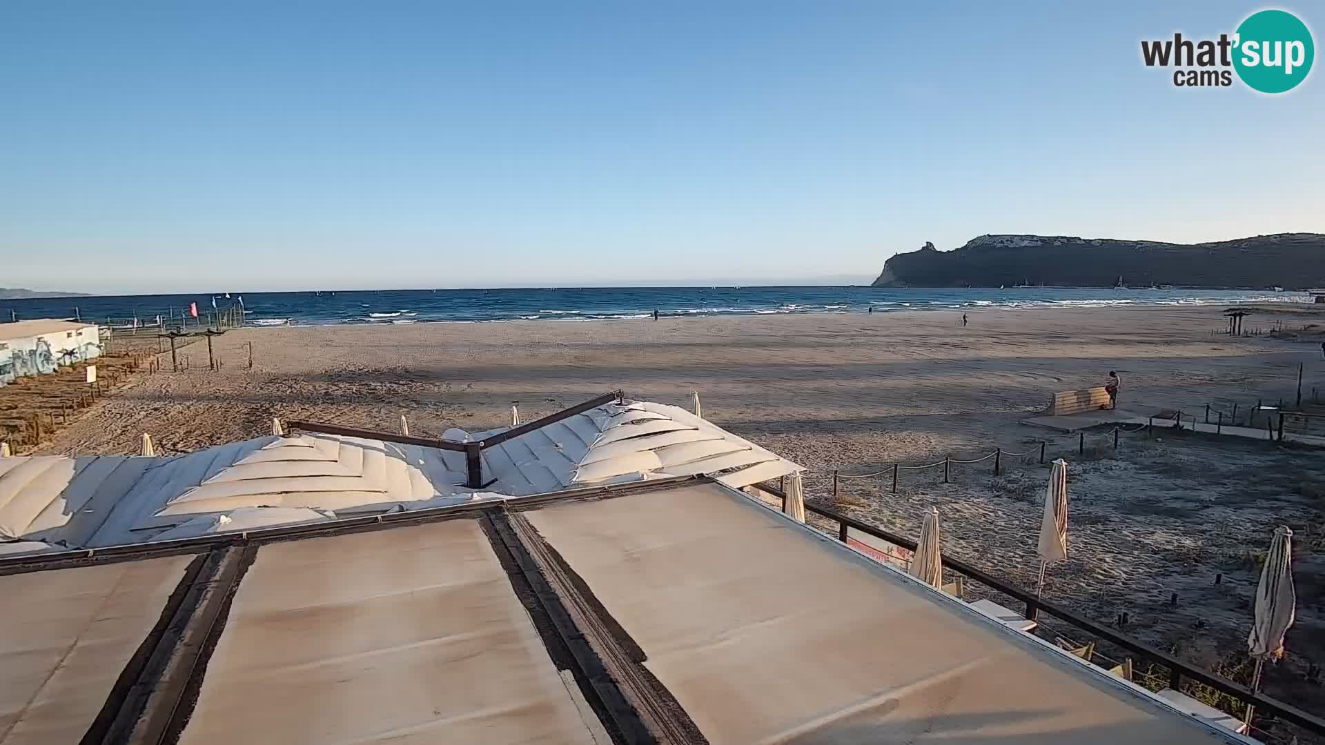Poetto beach webcam | Cagliari | Sardinija