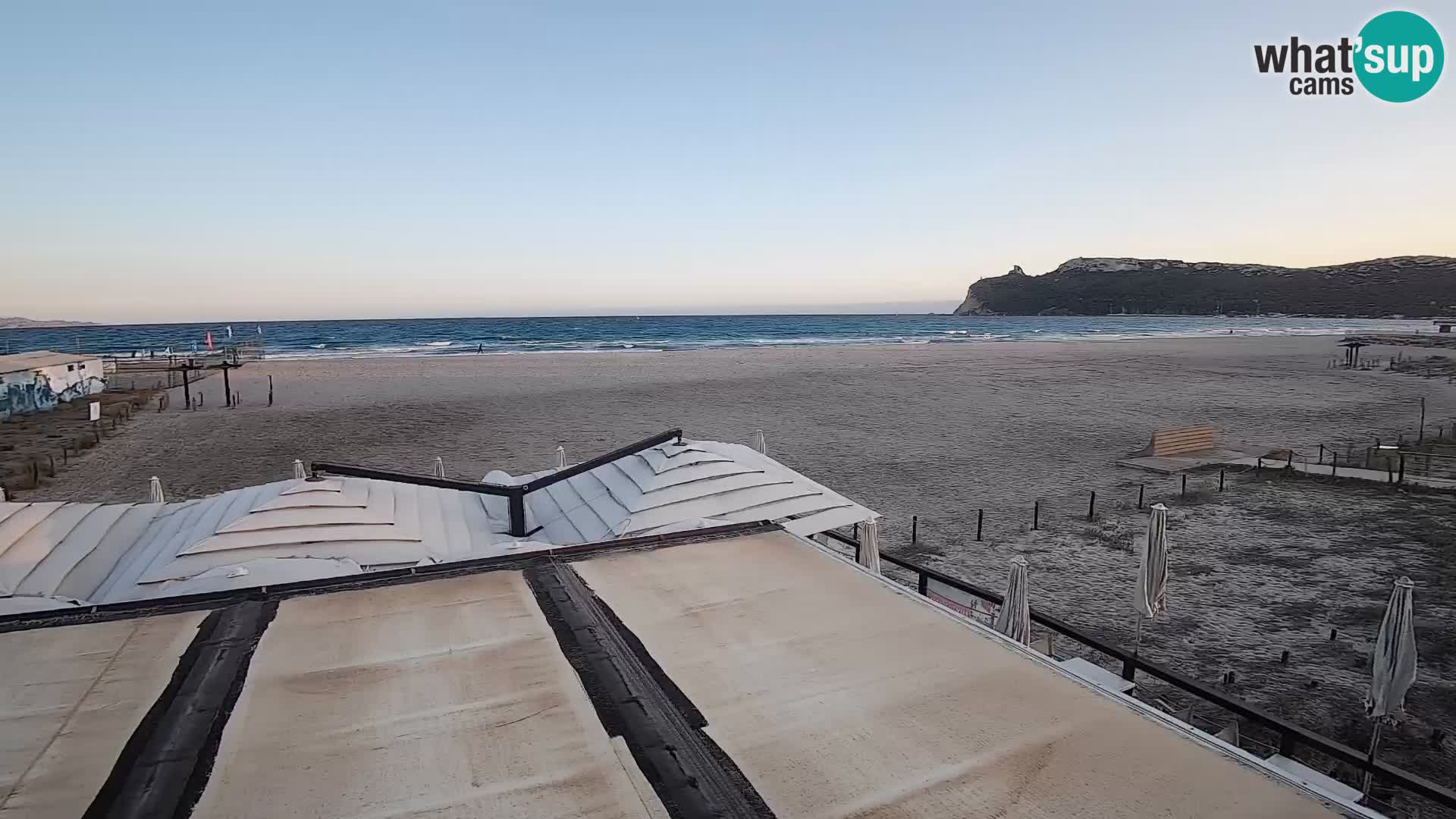 Poetto beach webcam | Cagliari | Sardinija