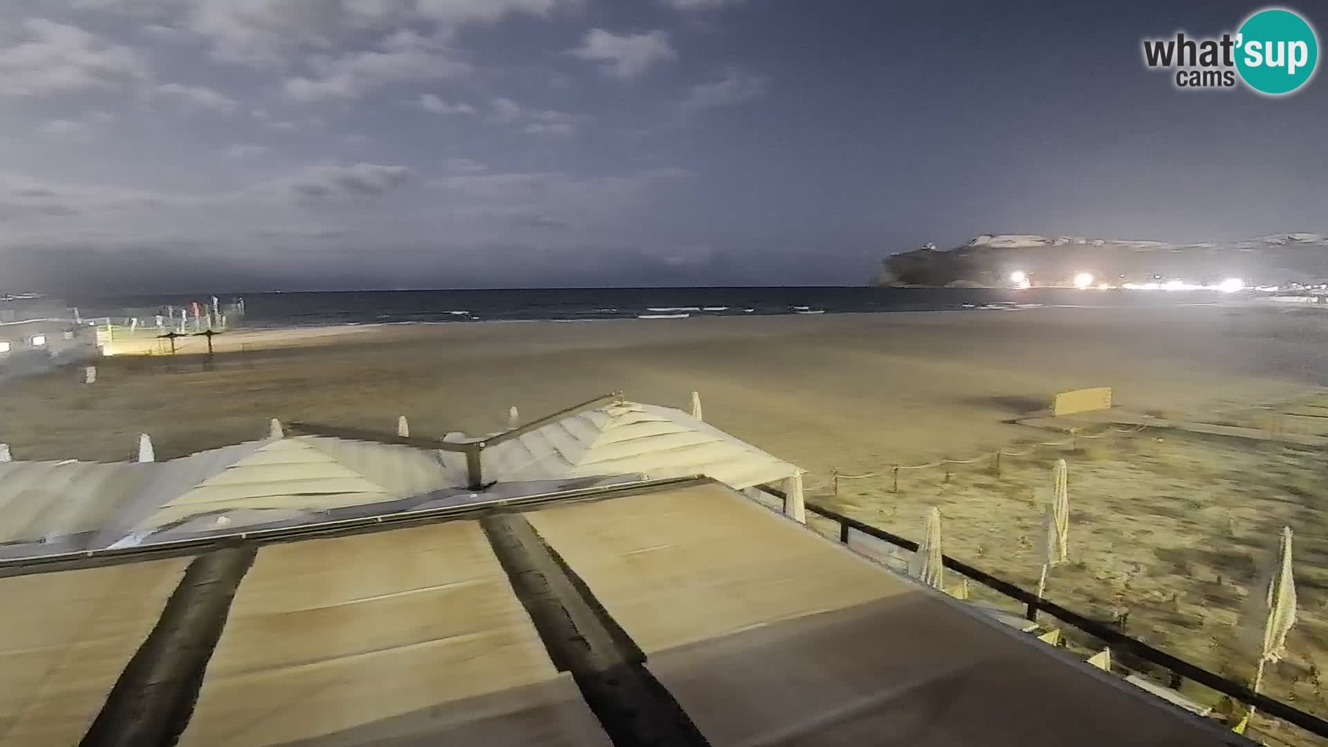 Poetto beach webcam | Cagliari | Sardinija