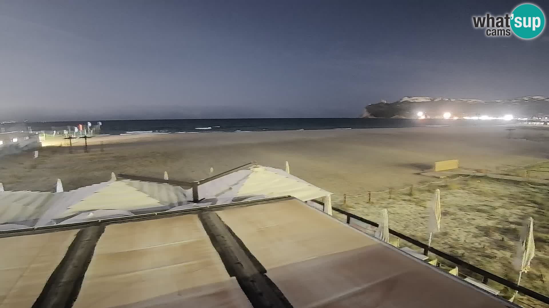 Poetto beach webcam | Cagliari | Sardinija