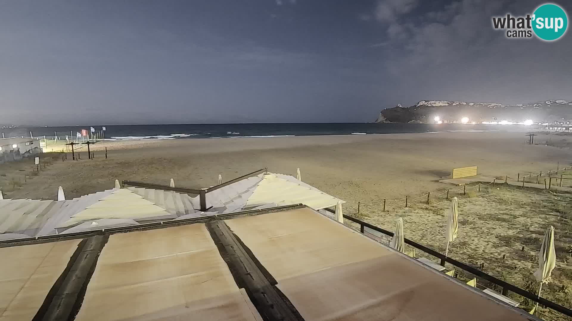 Webcam spiaggia del Poetto | Cagliari | Sardegna