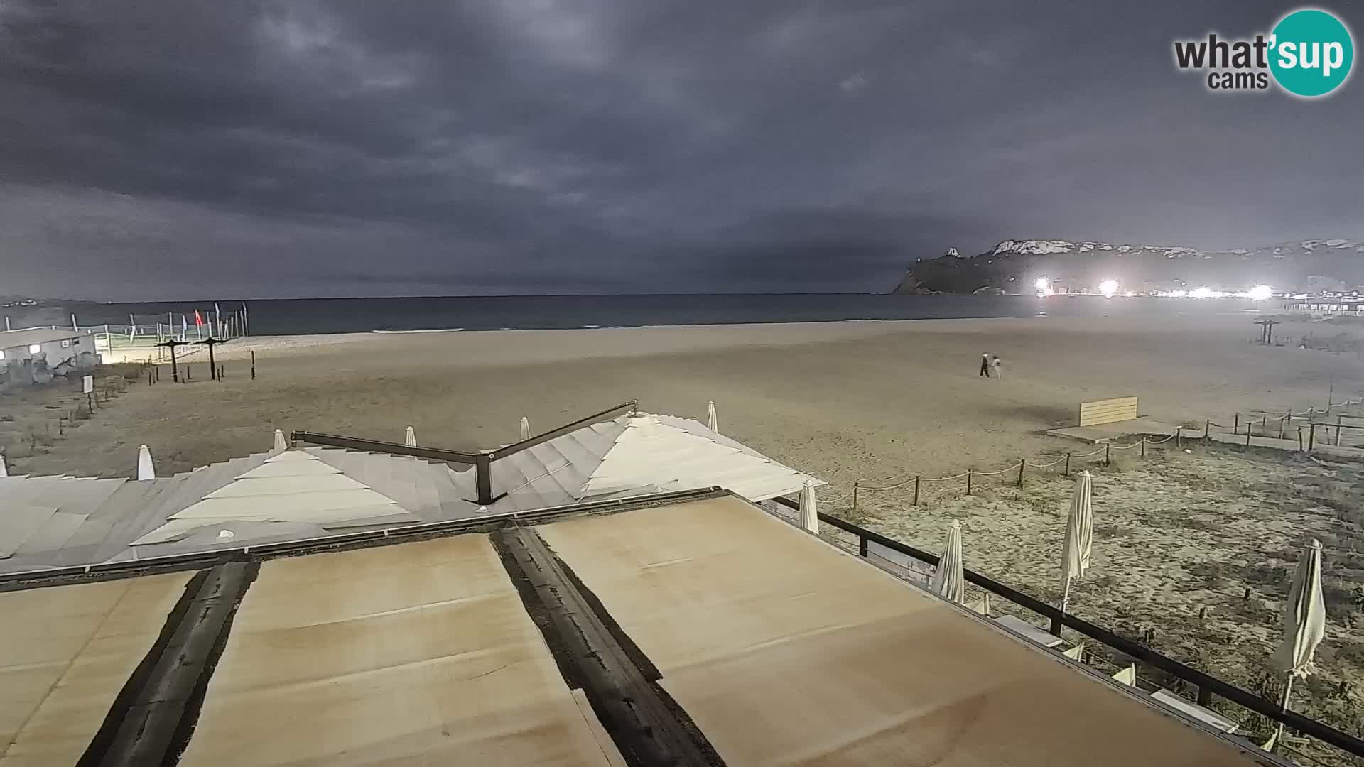 Poetto beach webcam | Cagliari | Sardinija
