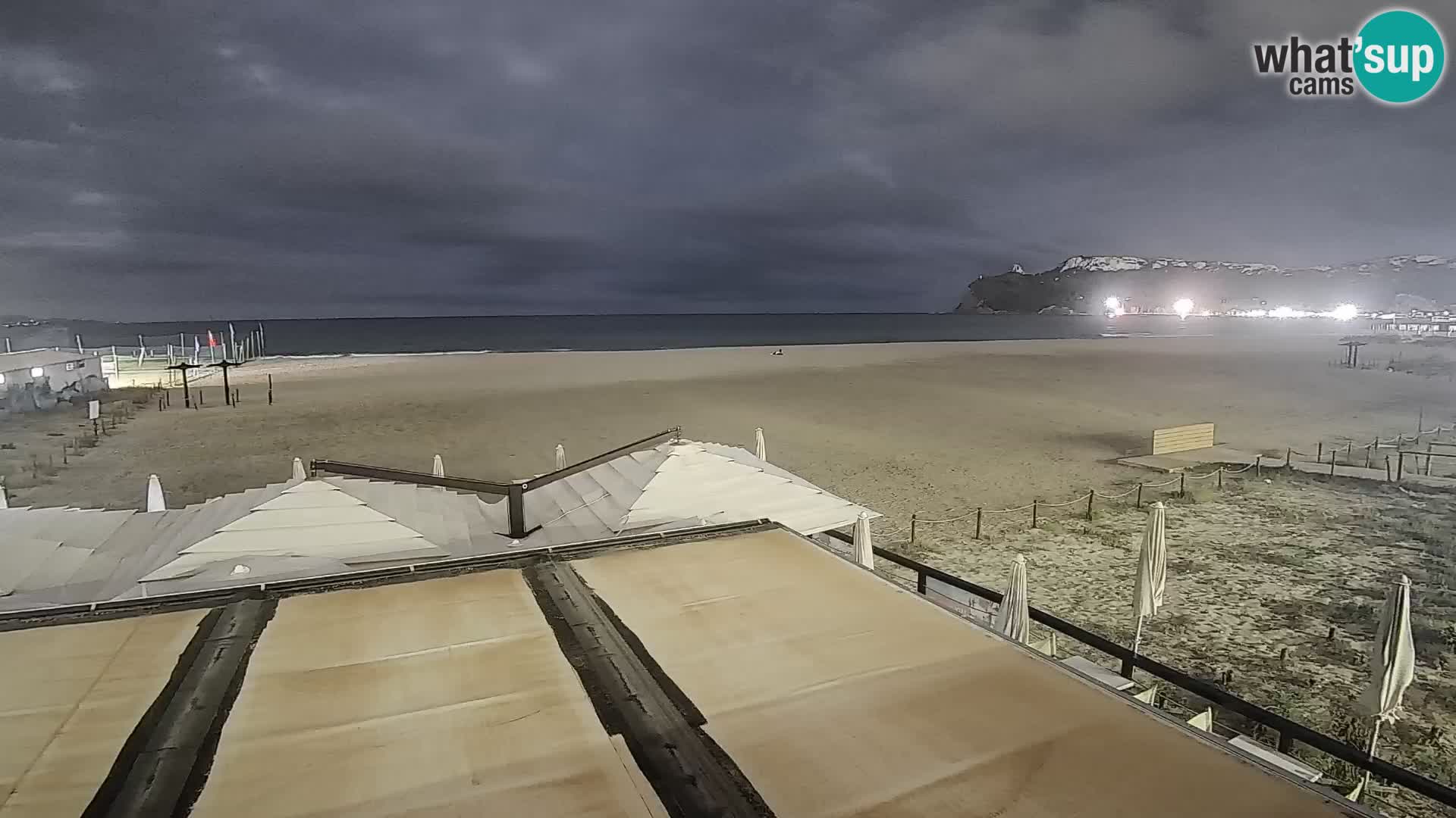 Poetto beach webcam | Cagliari | Sardinija