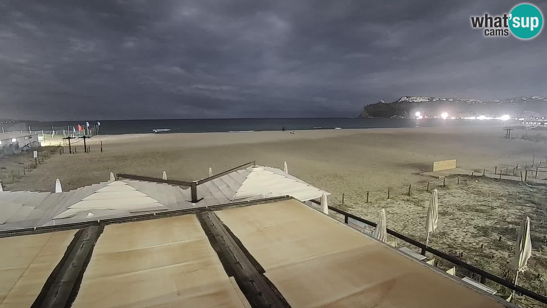 Webcam plage de Poetto | Cagliari | Sardaigne