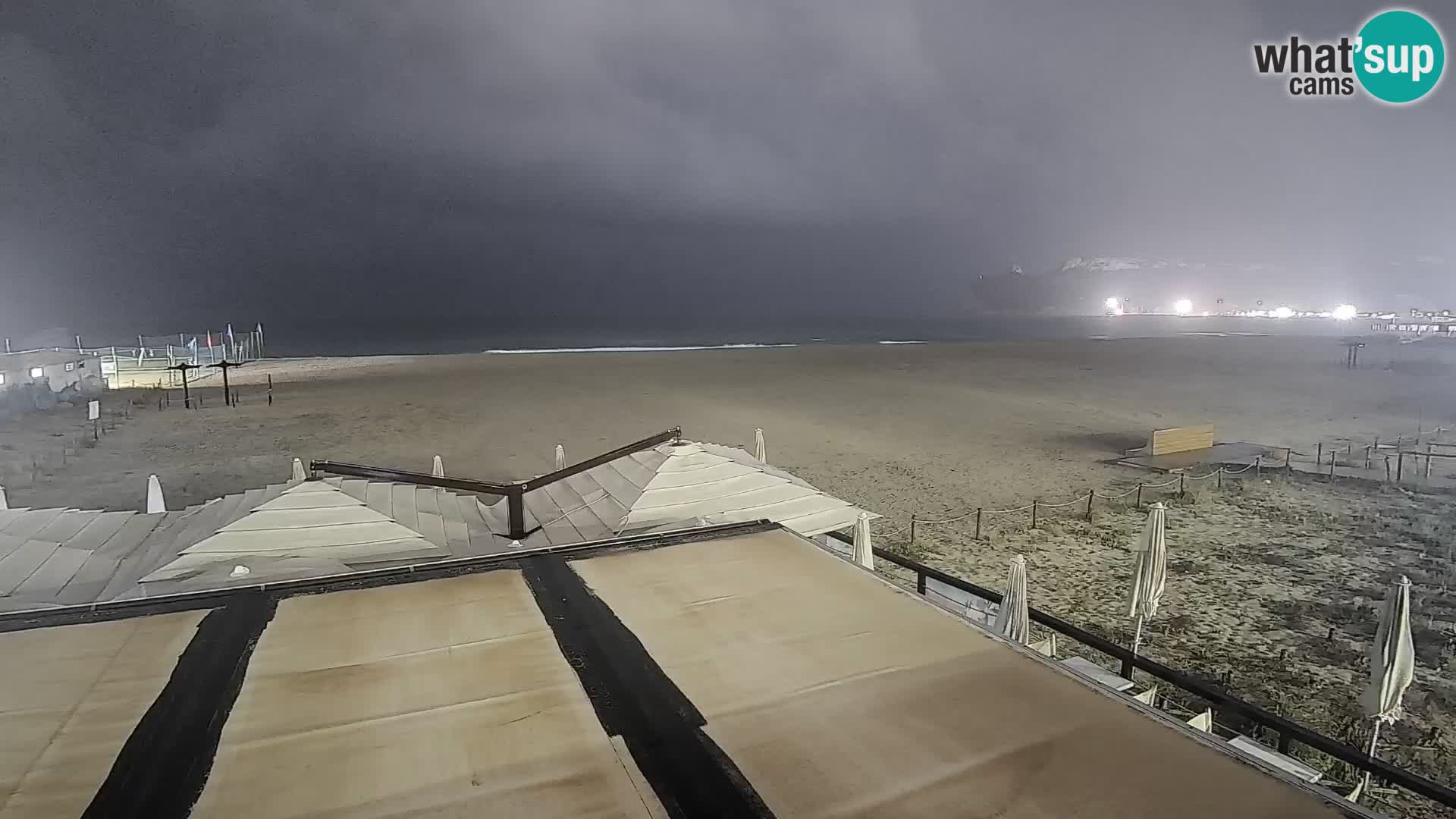 Poetto beach webcam | Cagliari | Sardinija