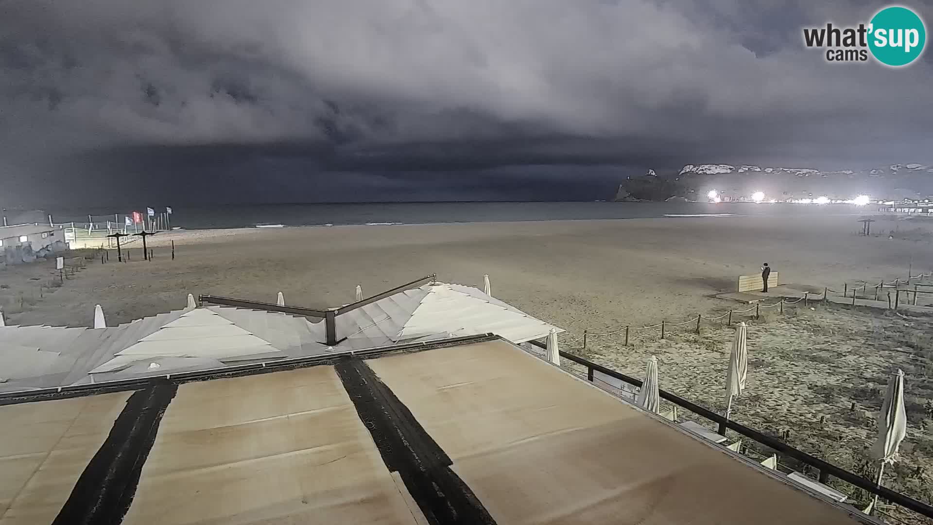 Poetto beach webcam | Cagliari | Sardinija