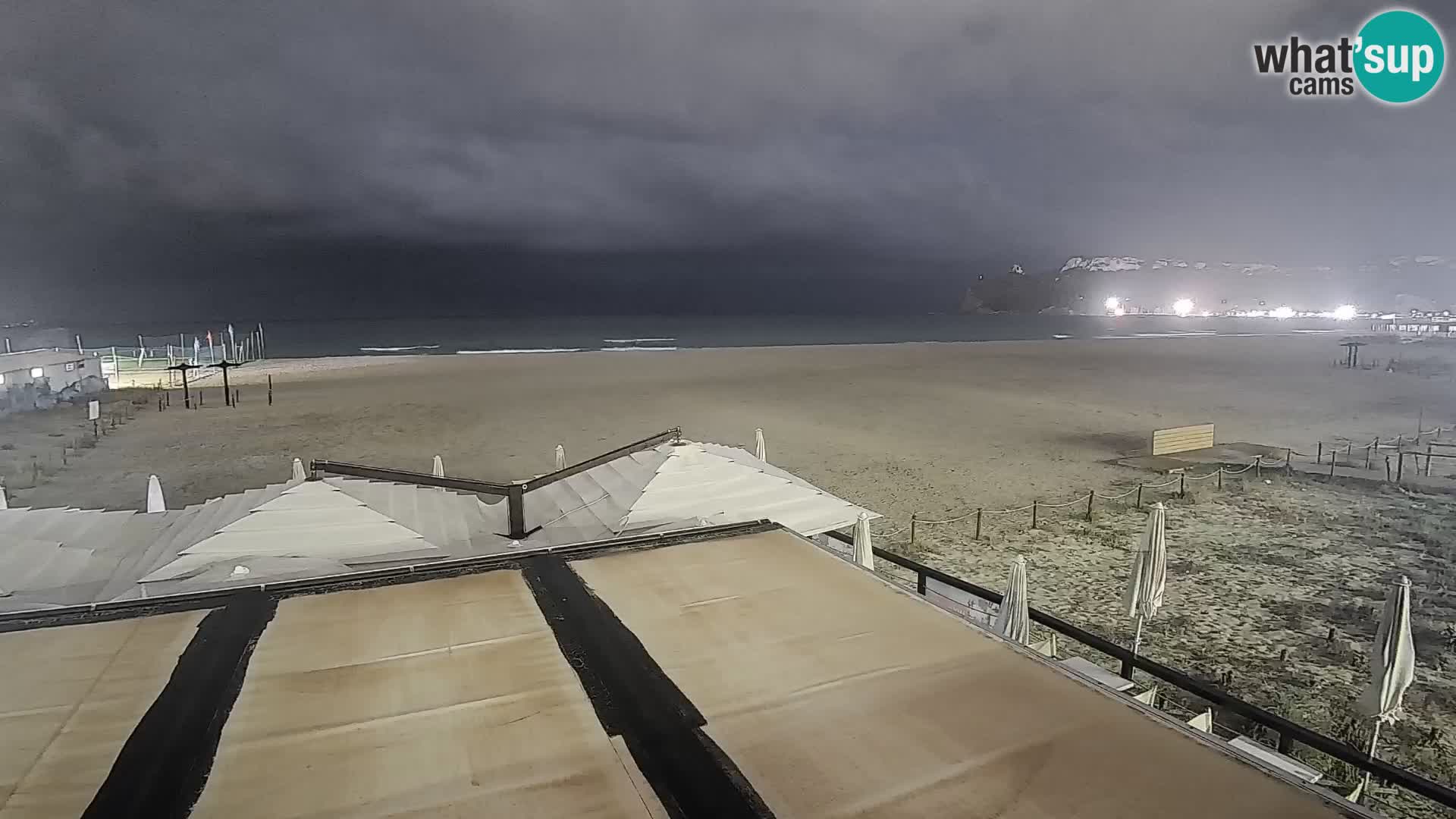 Poetto beach webcam | Cagliari | Sardinija