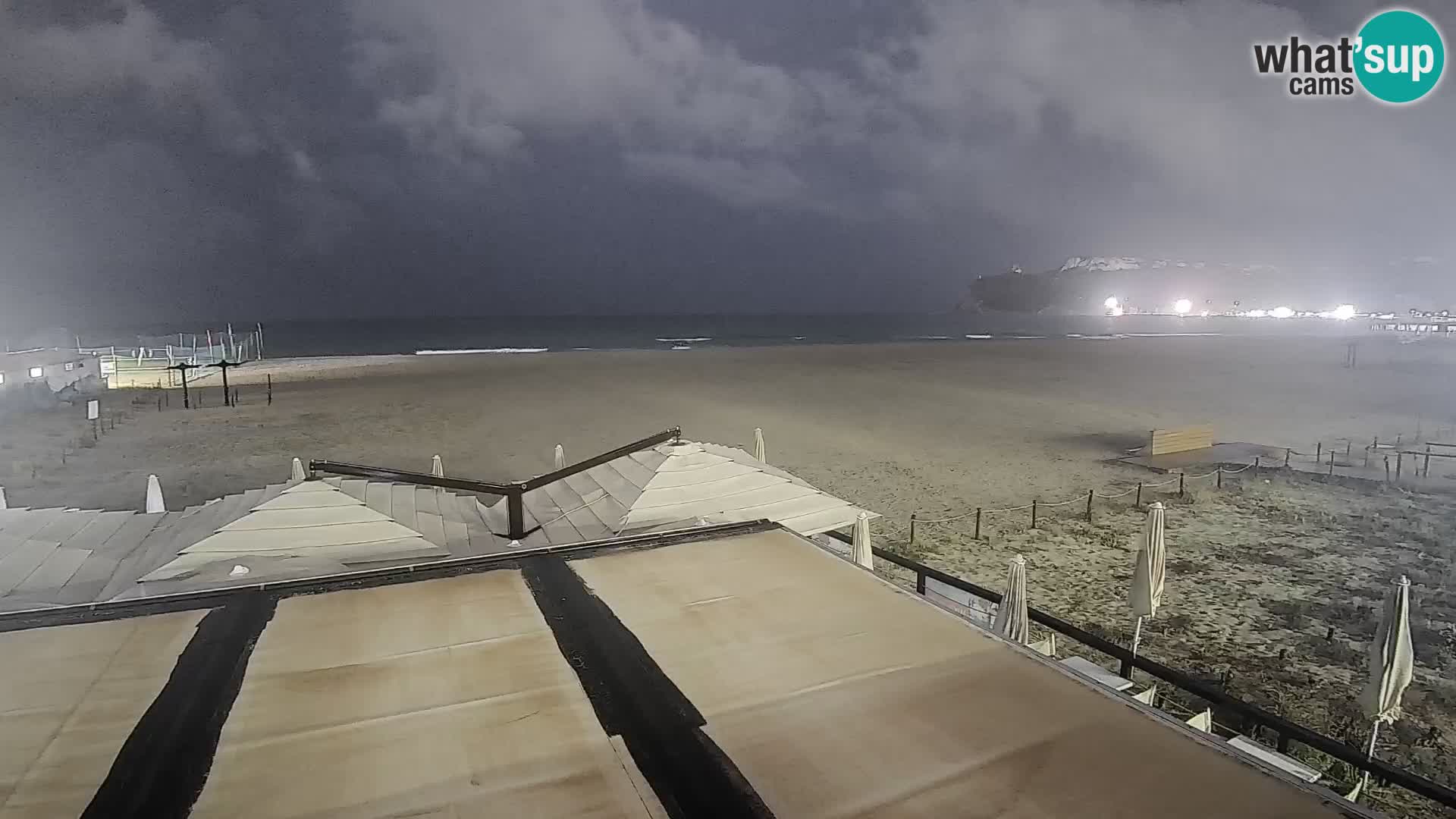 Poetto beach webcam | Cagliari | Sardinija