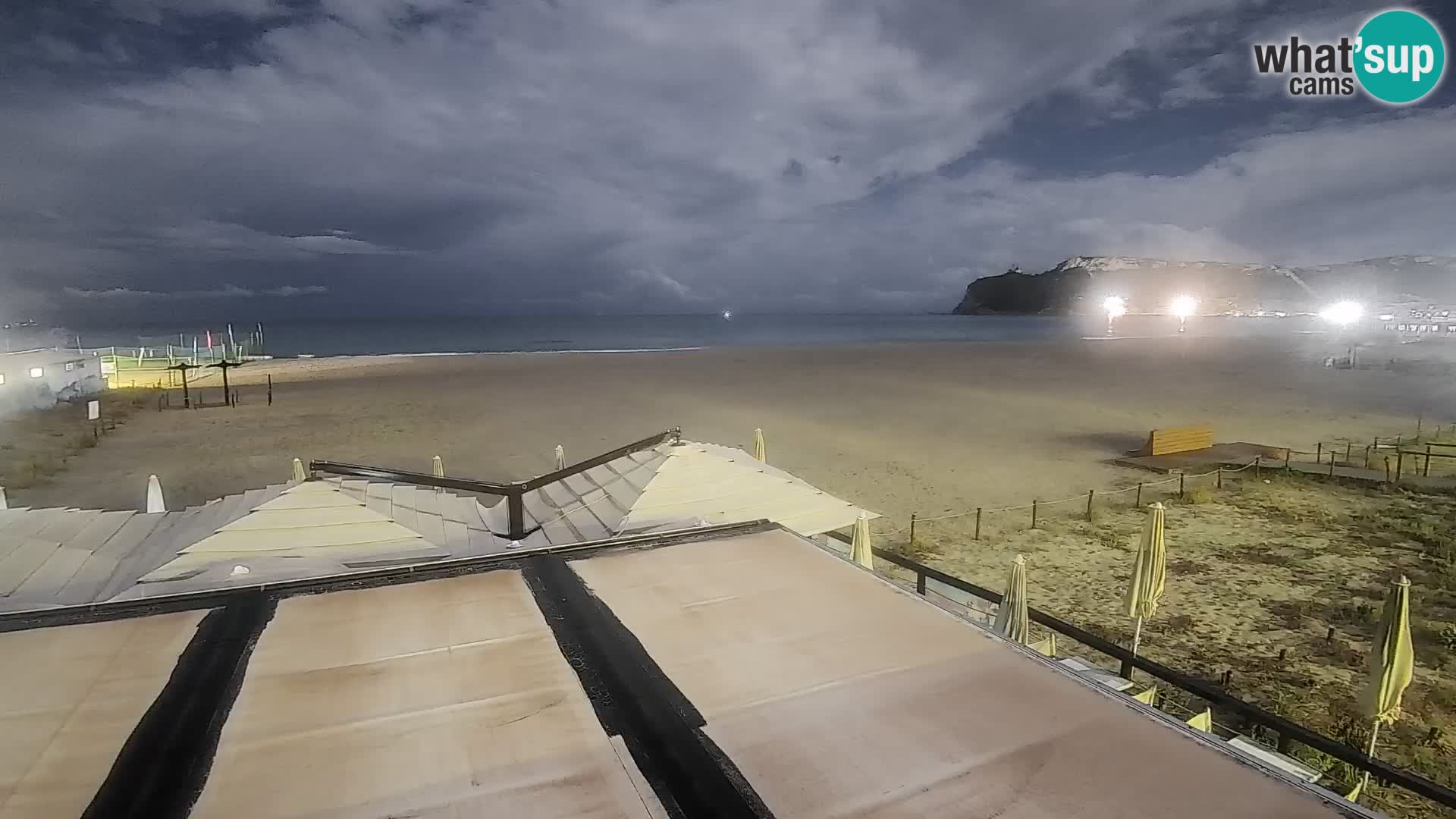 Poetto beach webcam | Cagliari | Sardinija