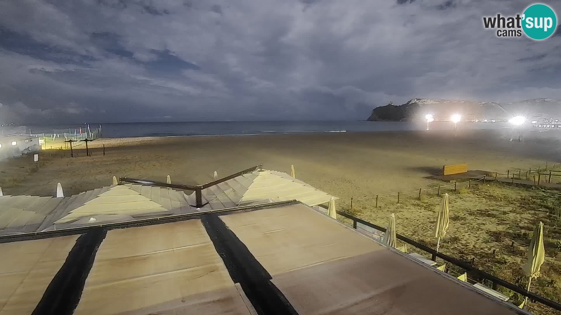 Poetto beach webcam | Cagliari | Sardinija