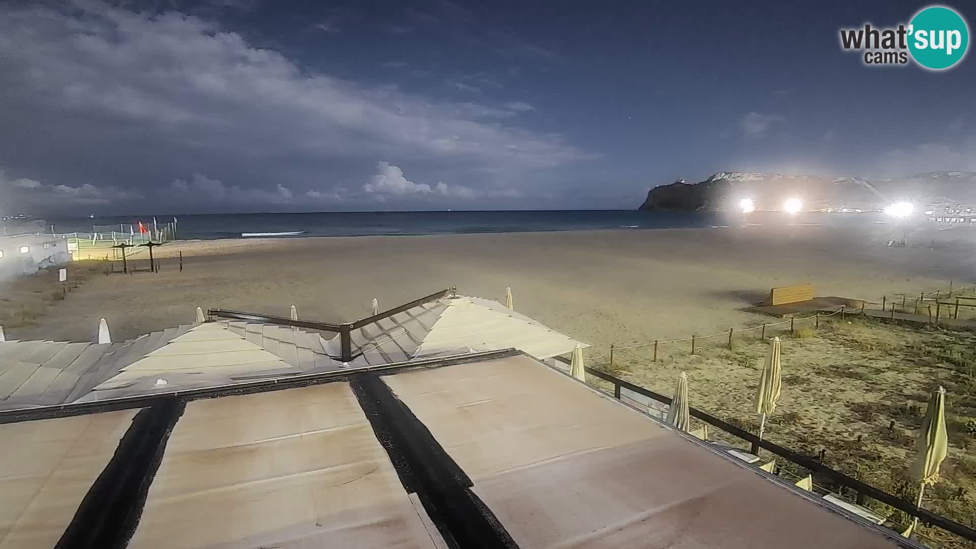 Poetto beach webcam | Cagliari | Sardinija