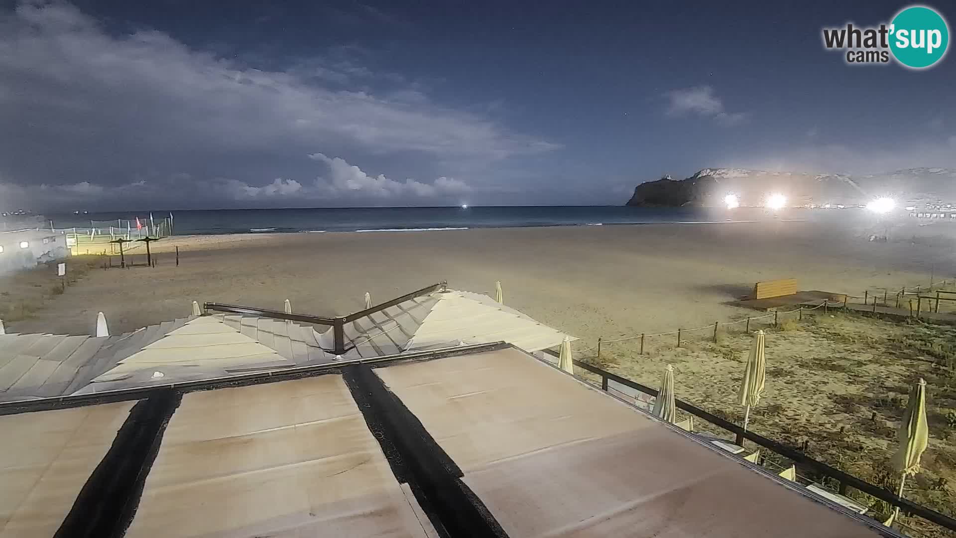 Poetto beach webcam | Cagliari | Sardinija