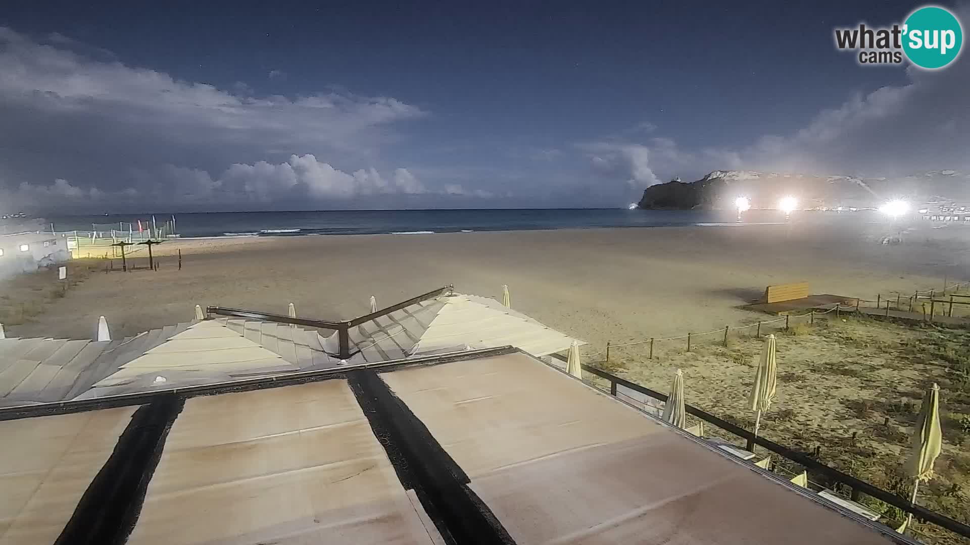 Poetto beach webcam | Cagliari | Sardinija