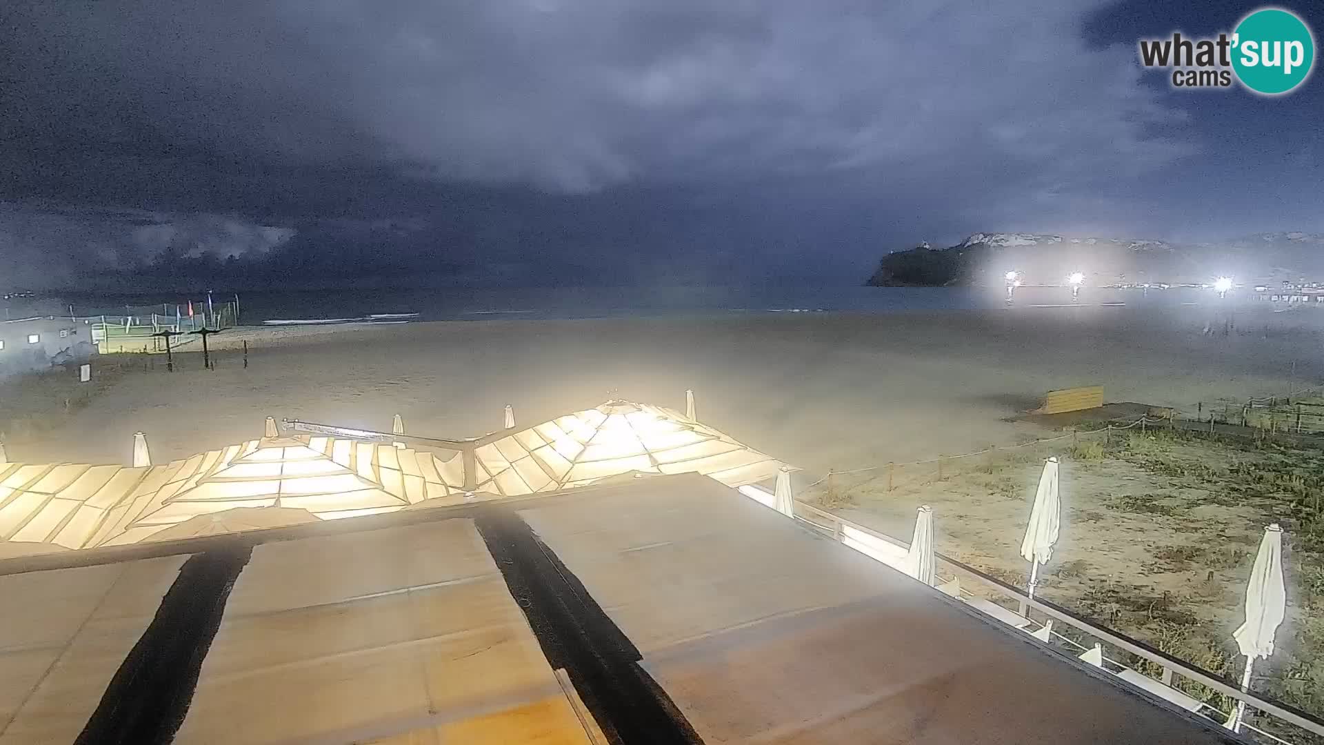 Poetto beach webcam | Cagliari | Sardinija