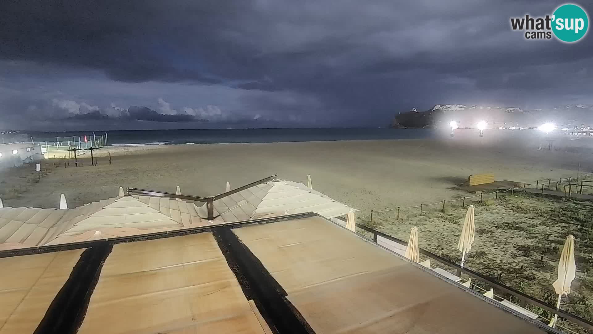 Poetto beach webcam | Cagliari | Sardinia