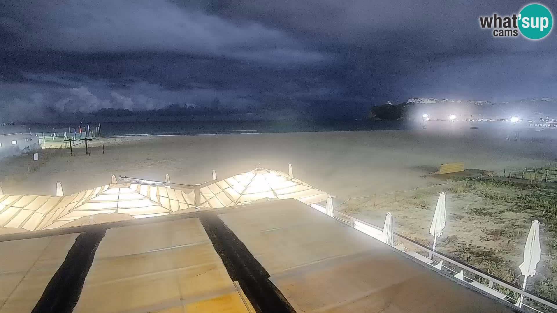 Poetto beach webcam | Cagliari | Sardinija