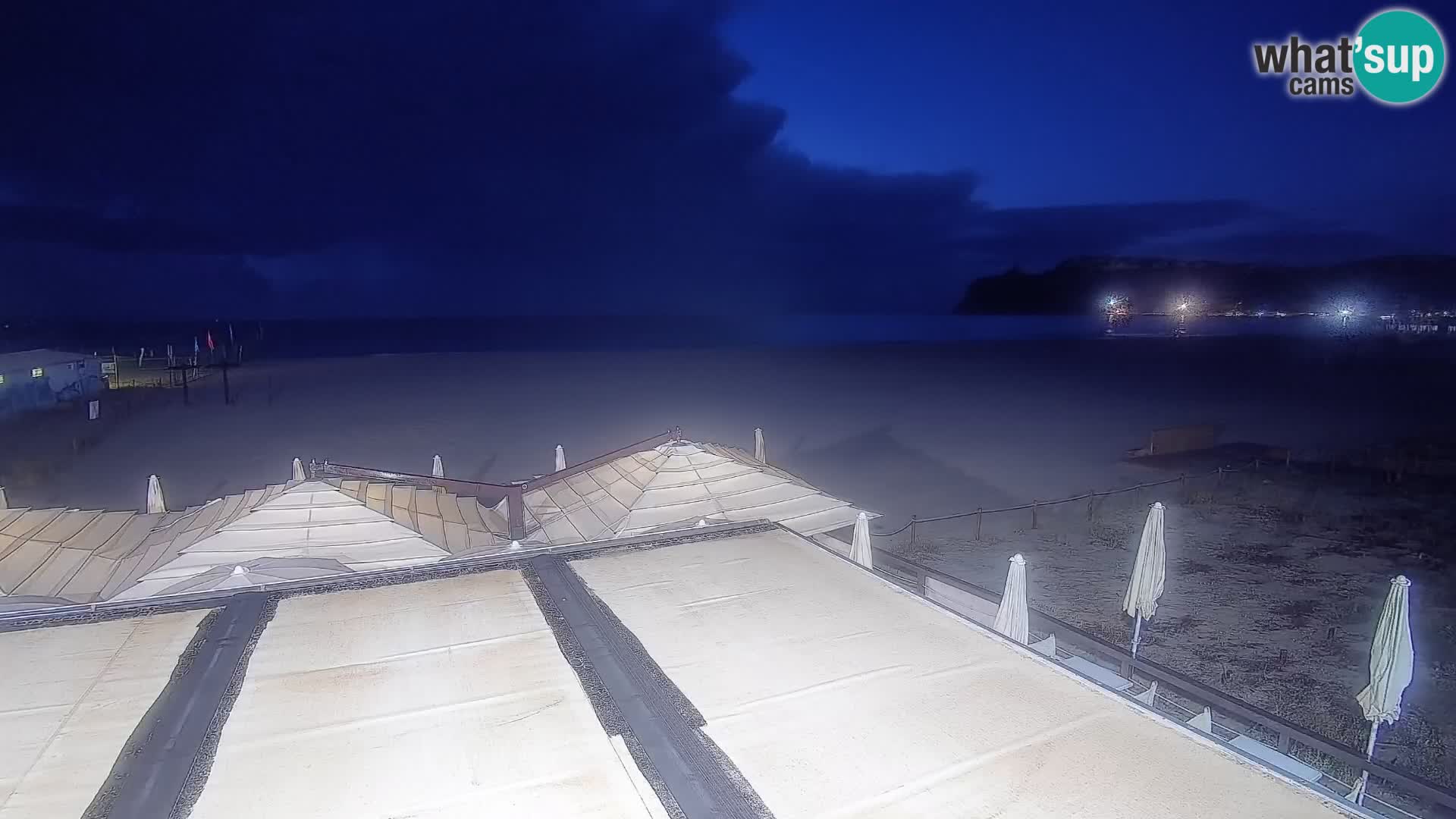 Poetto beach webcam | Cagliari | Sardinija