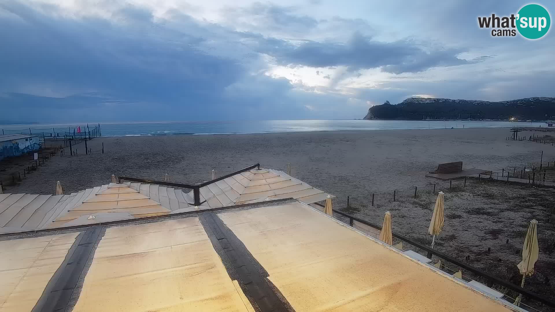 Poetto beach webcam | Cagliari | Sardinija
