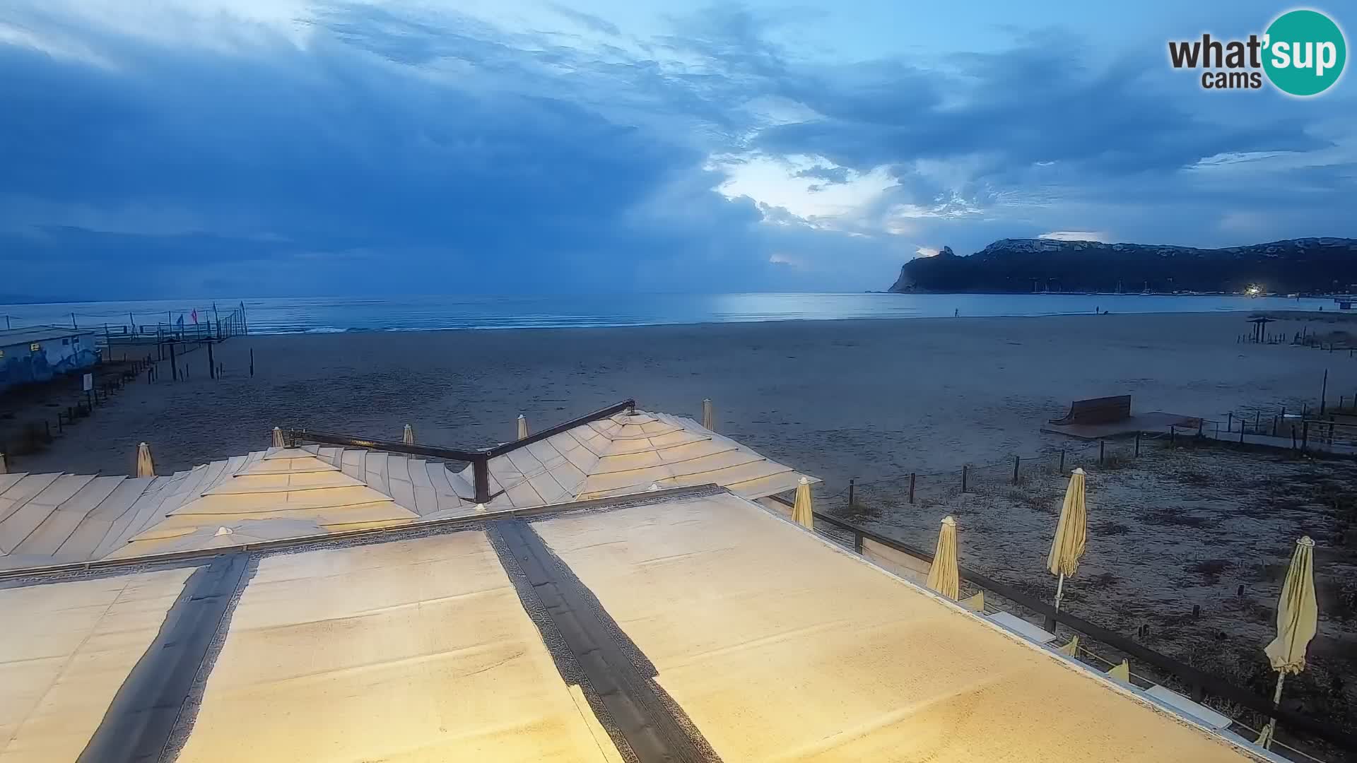 Poetto Strand Webcam | Cagliari | Sardinien