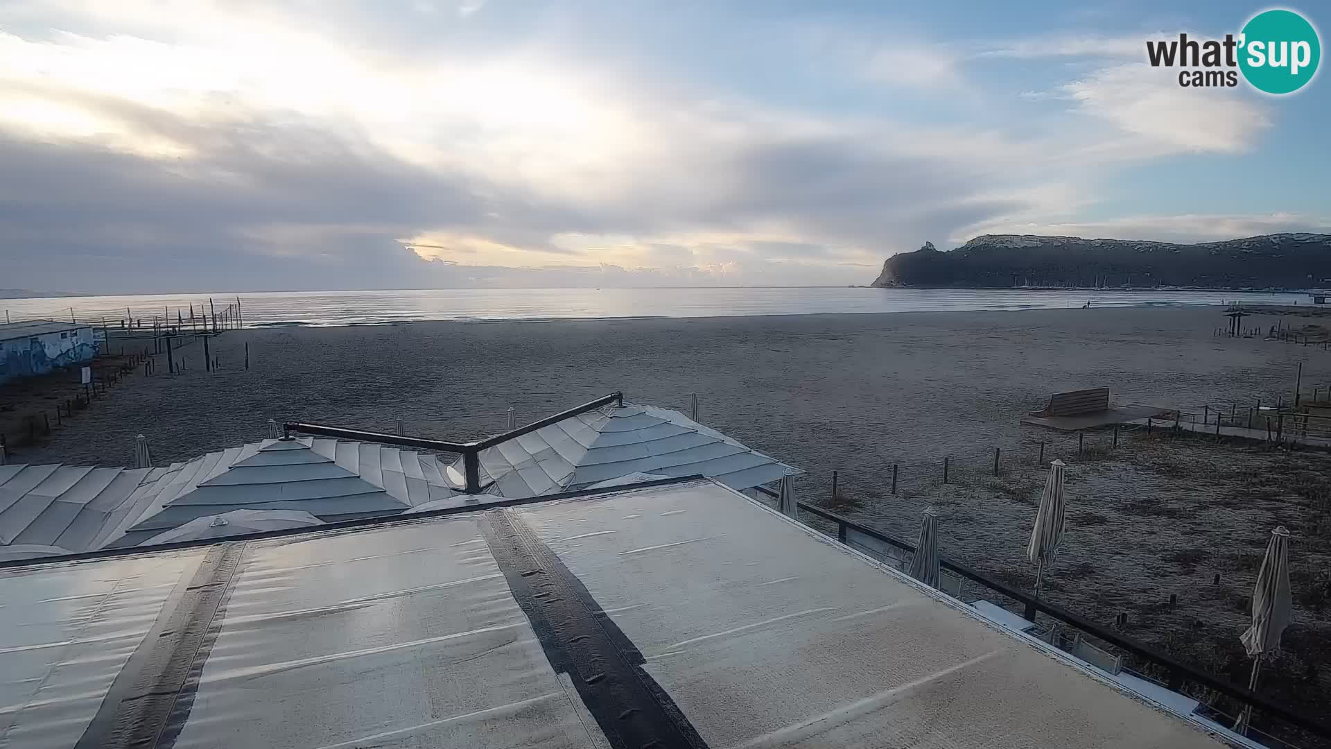 Webcam plage de Poetto | Cagliari | Sardaigne