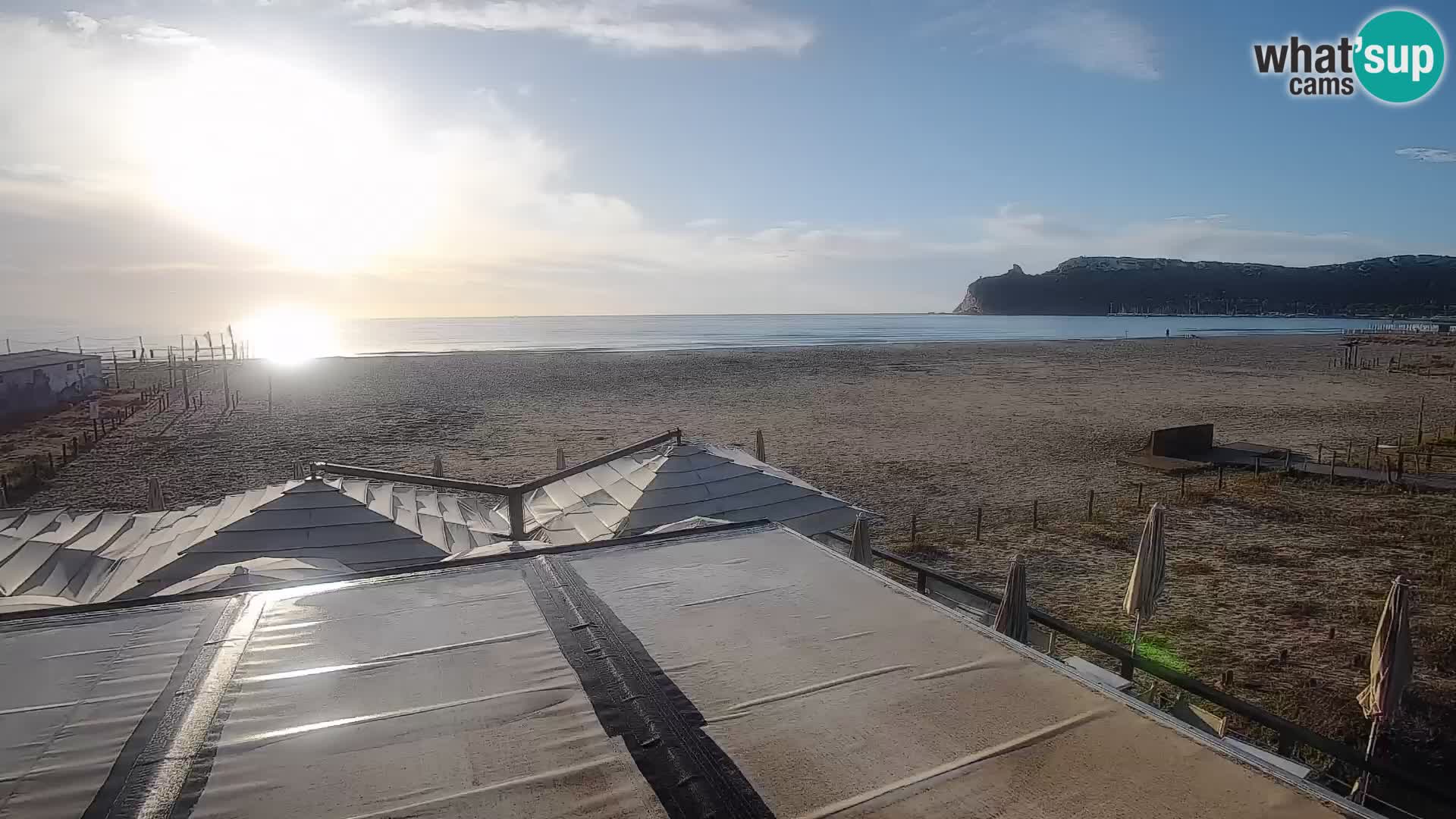 Webcam plage de Poetto | Cagliari | Sardaigne