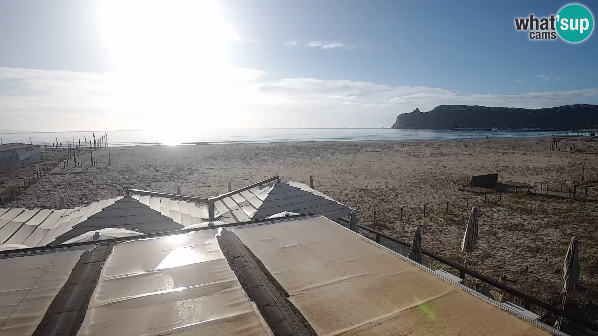 Webcam spiaggia del Poetto | Cagliari | Sardegna