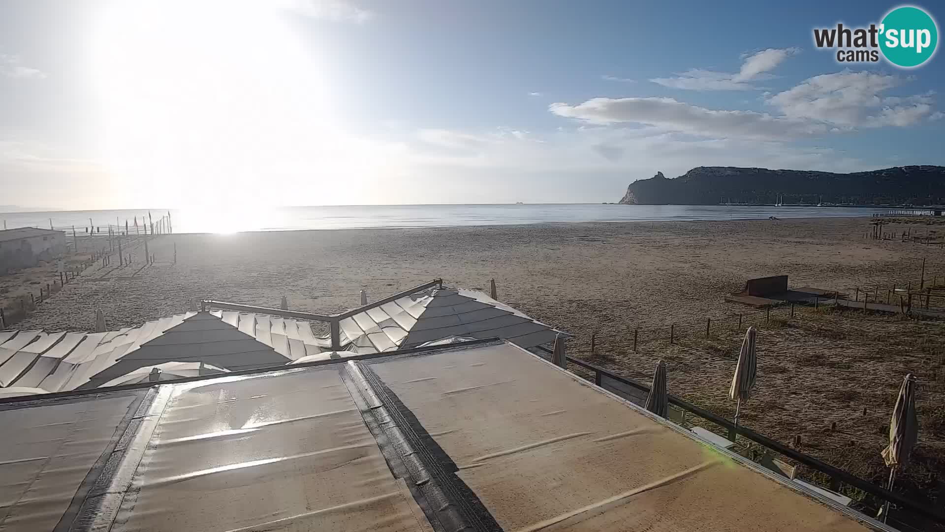 Poetto beach webcam | Cagliari | Sardinija