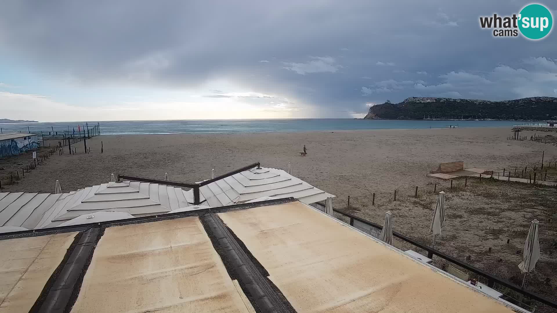 Poetto beach webcam | Cagliari | Sardinija