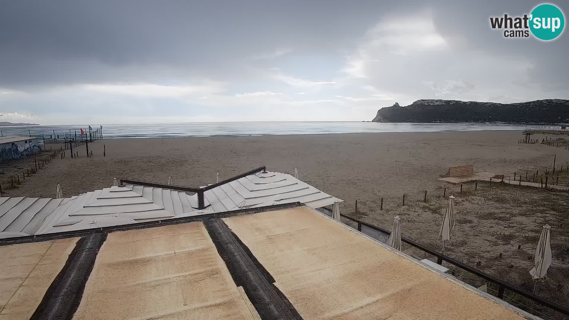 Poetto beach webcam | Cagliari | Sardinia