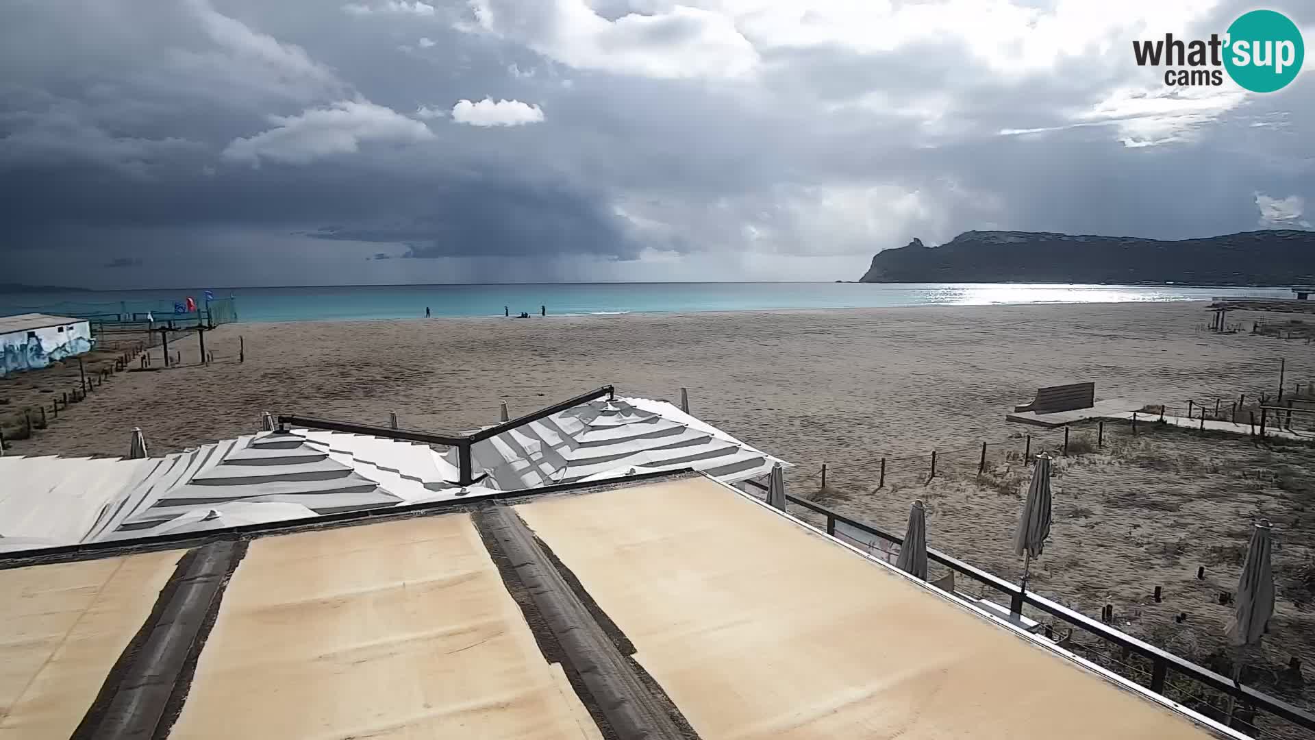 Poetto beach webcam | Cagliari | Sardinija