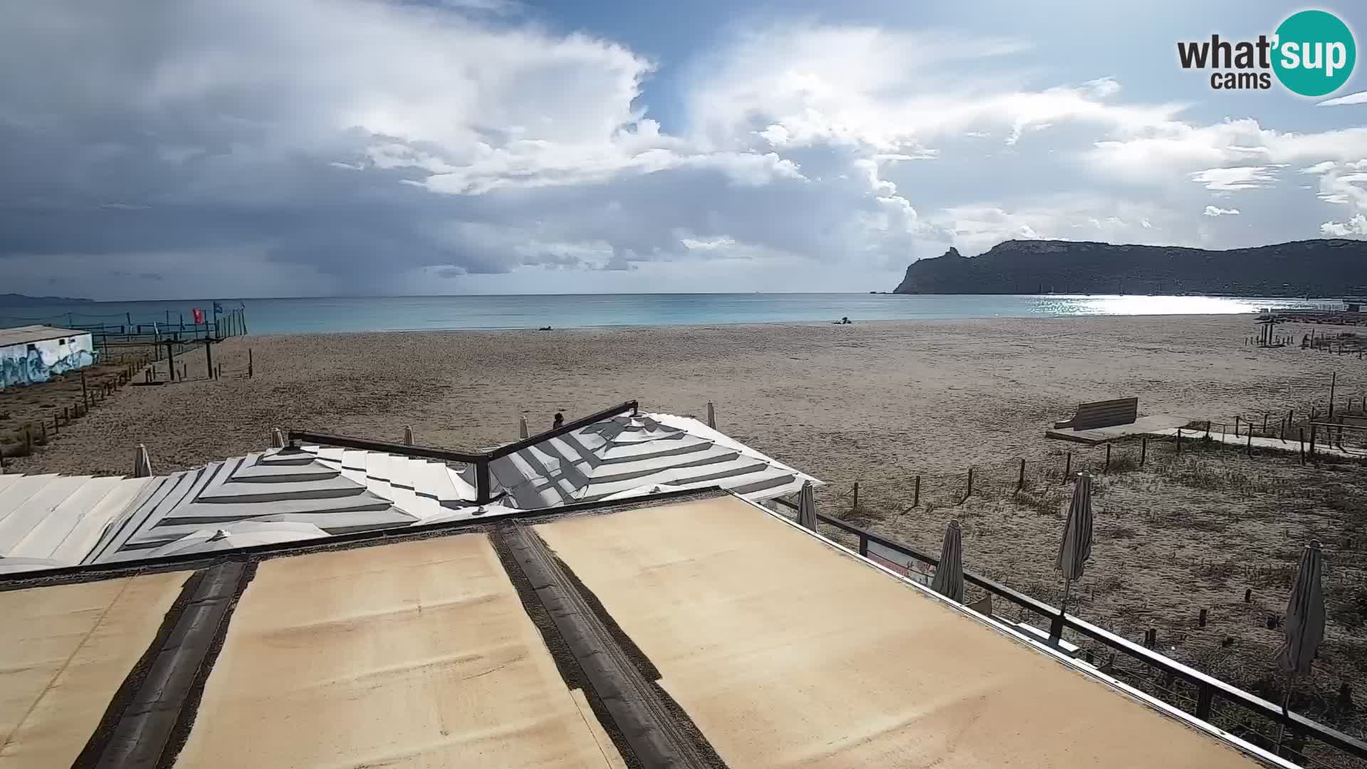 Poetto beach webcam | Cagliari | Sardinija