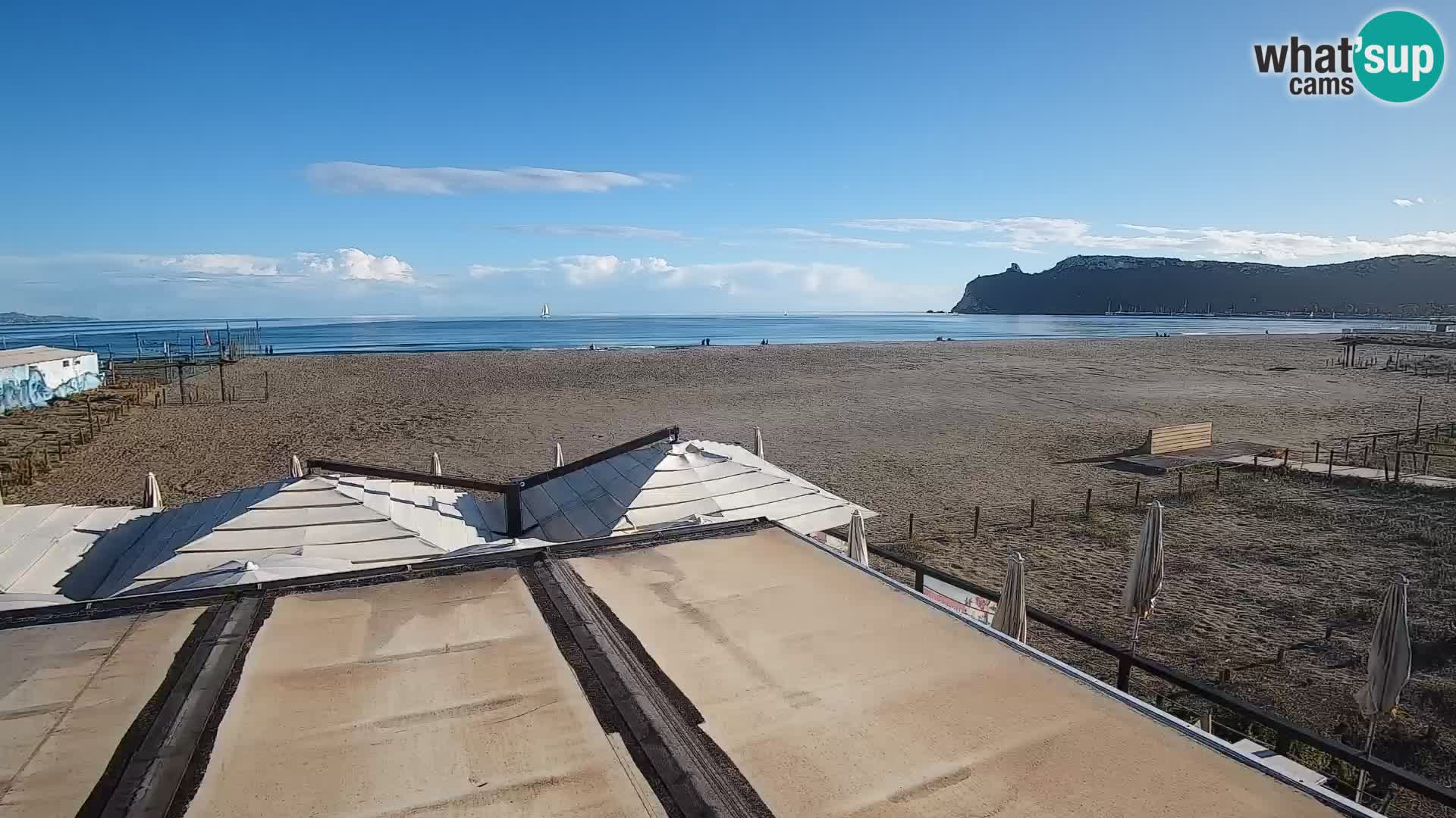 Webcam spiaggia del Poetto | Cagliari | Sardegna