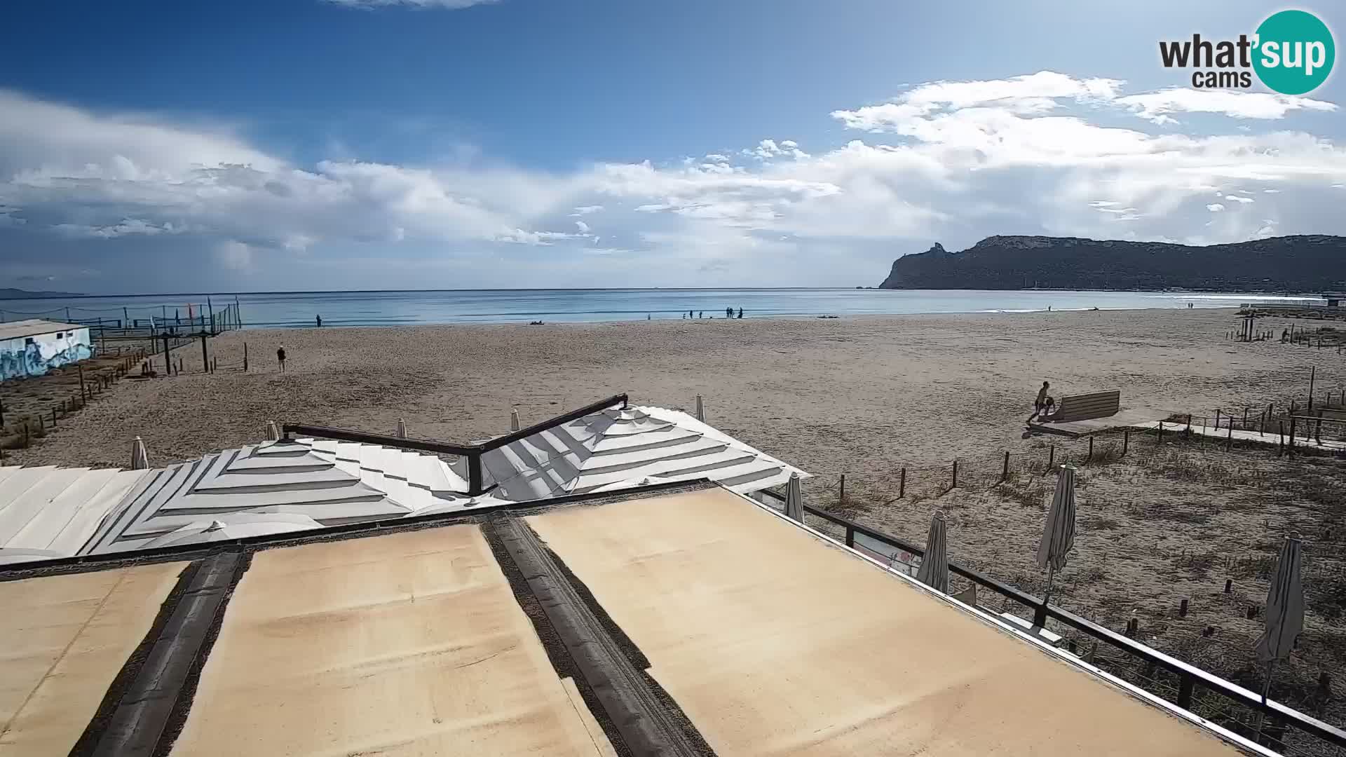 Poetto beach webcam | Cagliari | Sardinija