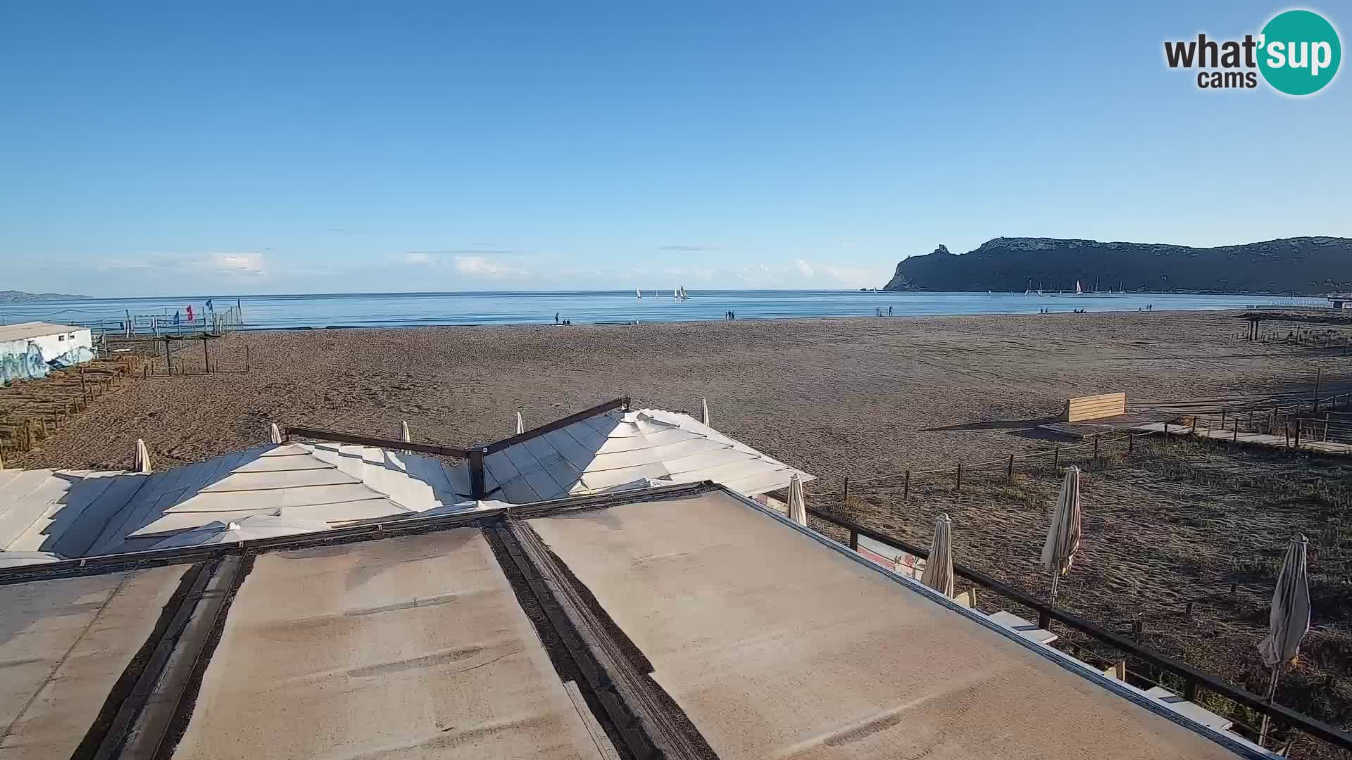 Webcam plage de Poetto | Cagliari | Sardaigne