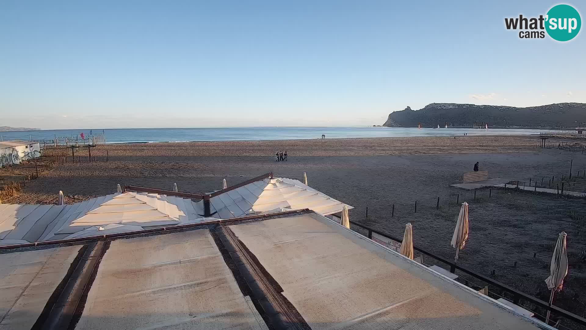 Poetto Strand Webcam | Cagliari | Sardinien
