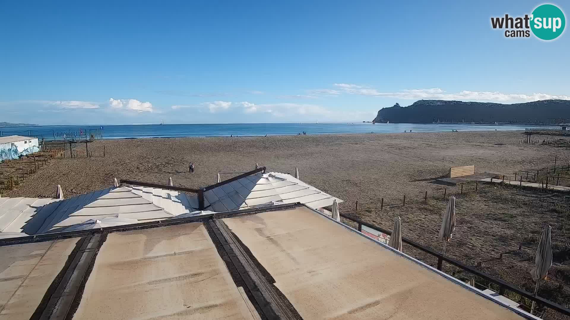 Poetto beach webcam | Cagliari | Sardinia