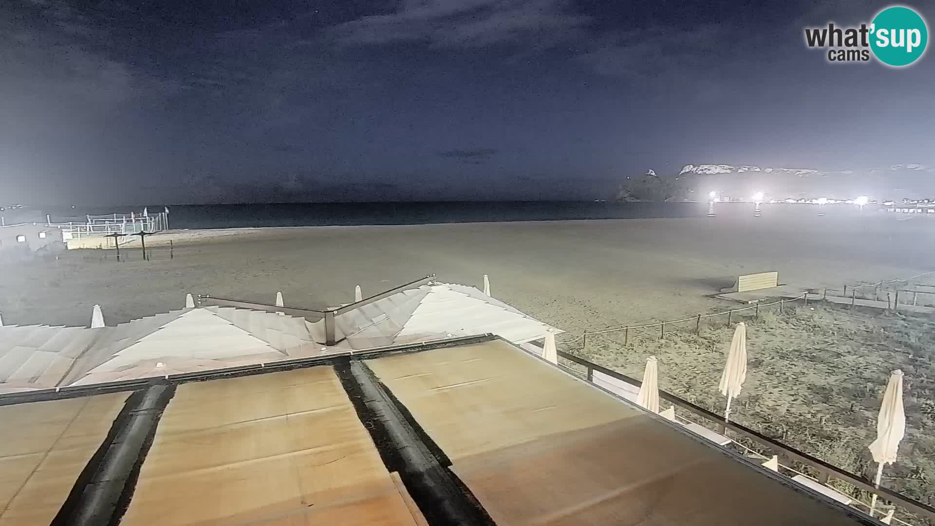 Poetto beach webcam | Cagliari | Sardinija
