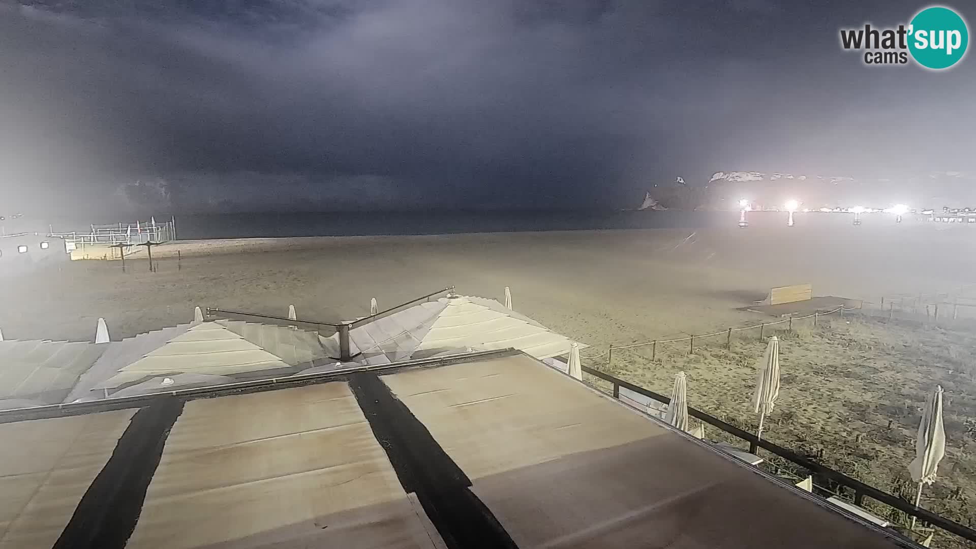 Poetto beach webcam | Cagliari | Sardinija