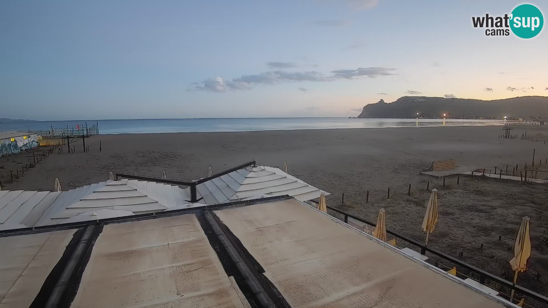 Poetto beach webcam | Cagliari | Sardinija