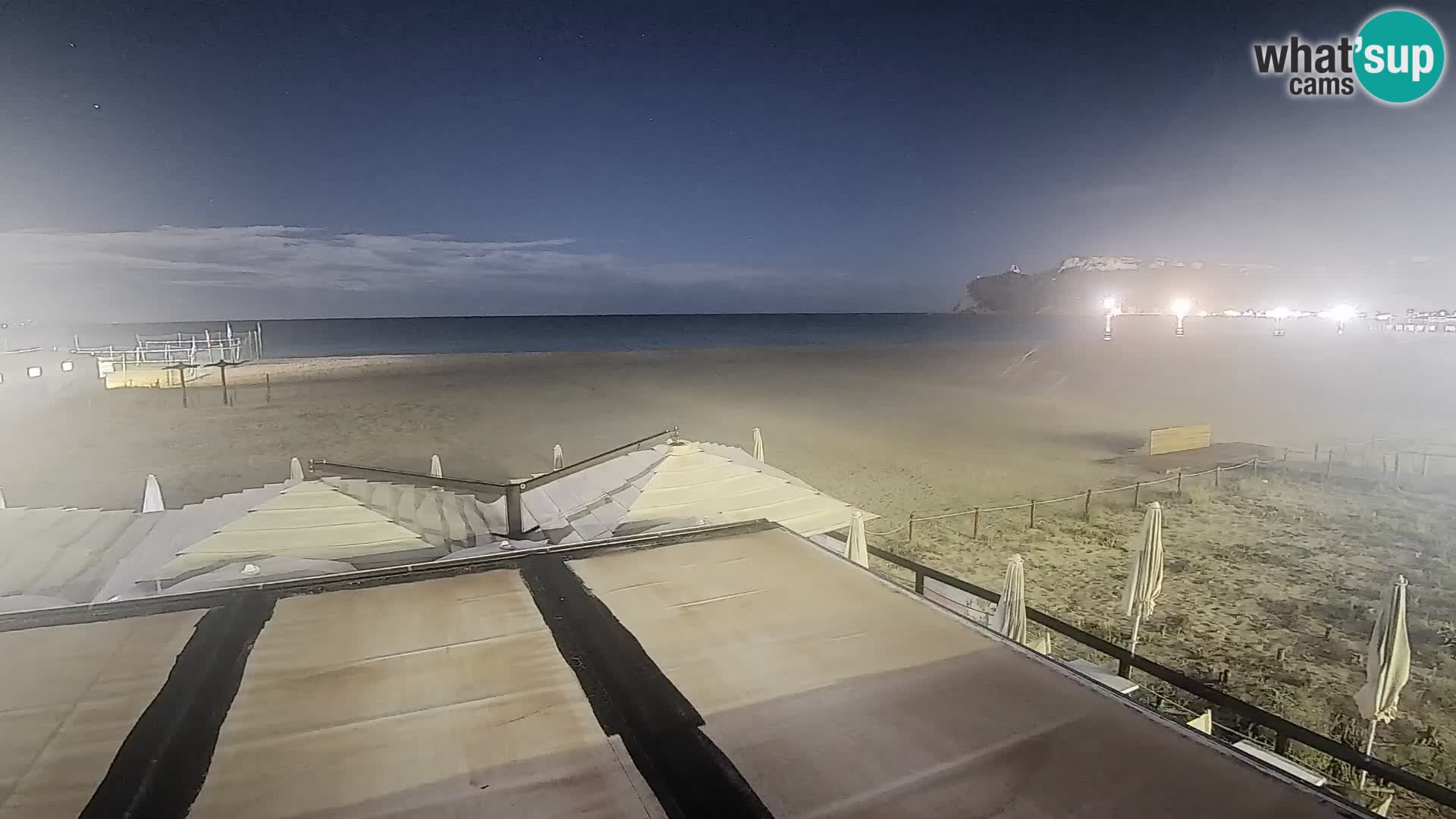 Poetto beach webcam | Cagliari | Sardinija