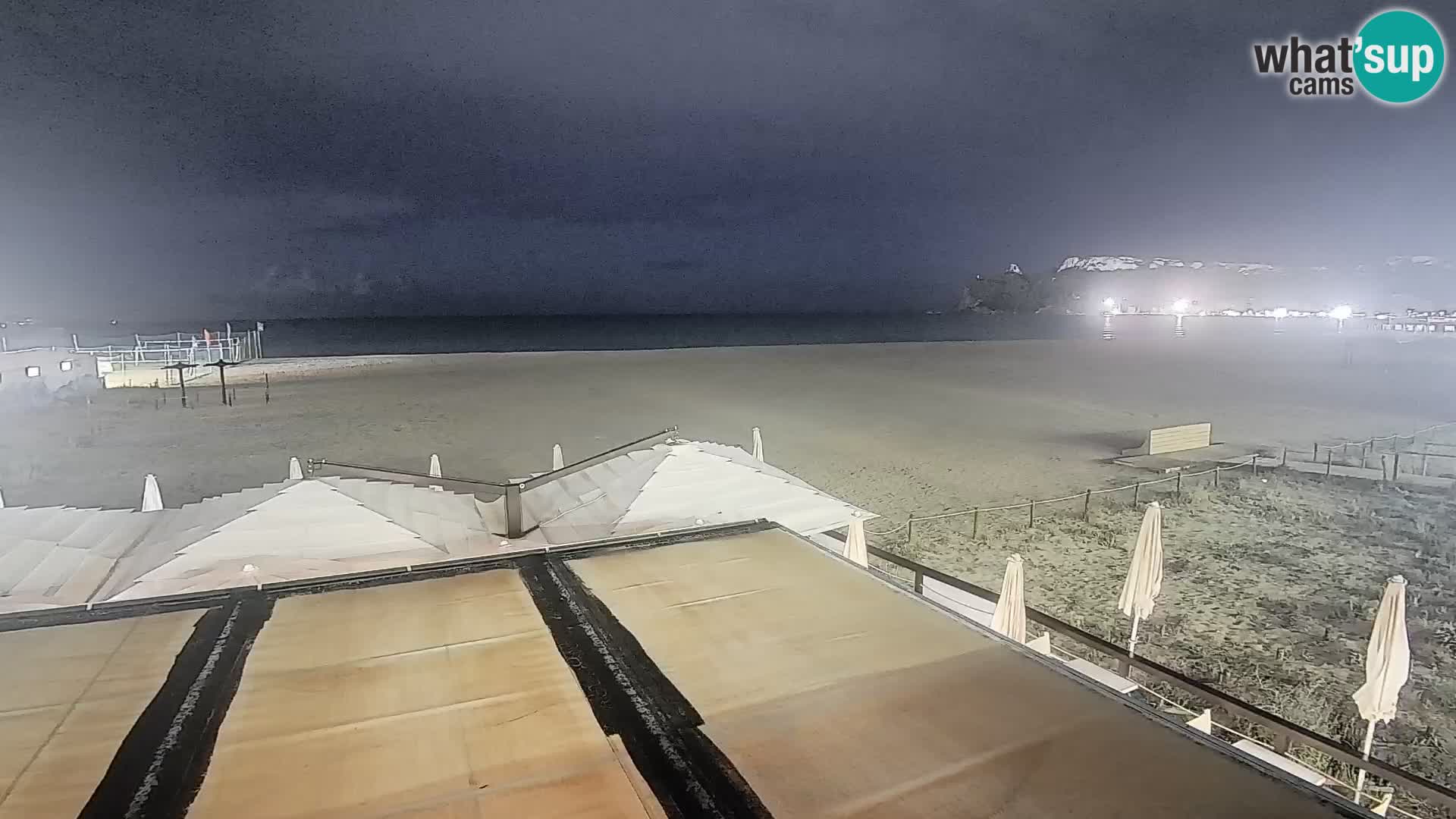 Poetto beach webcam | Cagliari | Sardinija