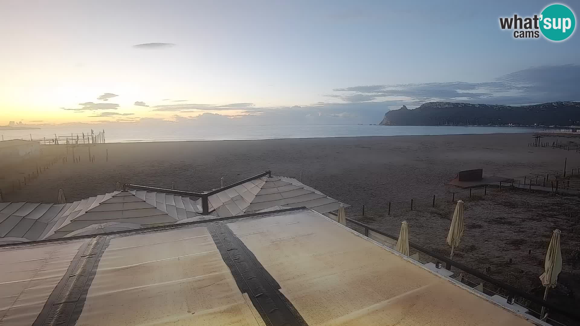 Webcam spiaggia del Poetto | Cagliari | Sardegna