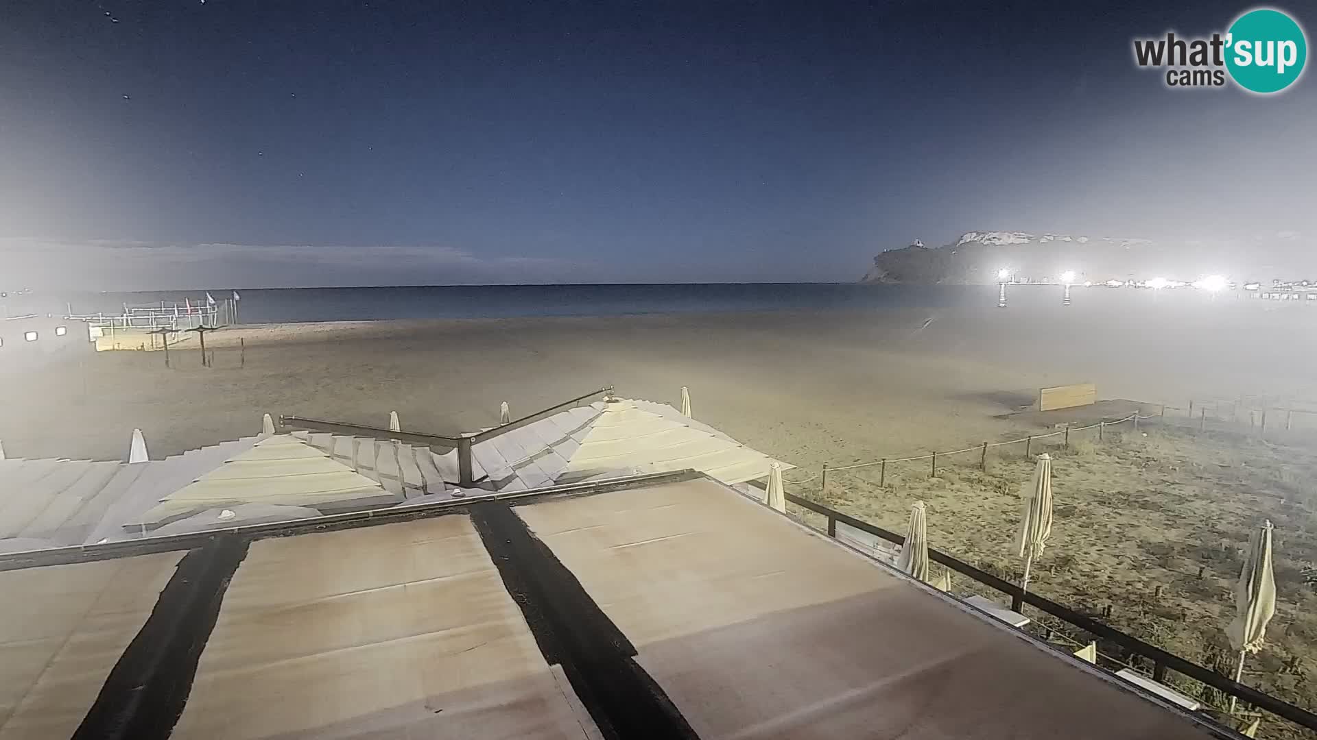 Webcam plage de Poetto | Cagliari | Sardaigne