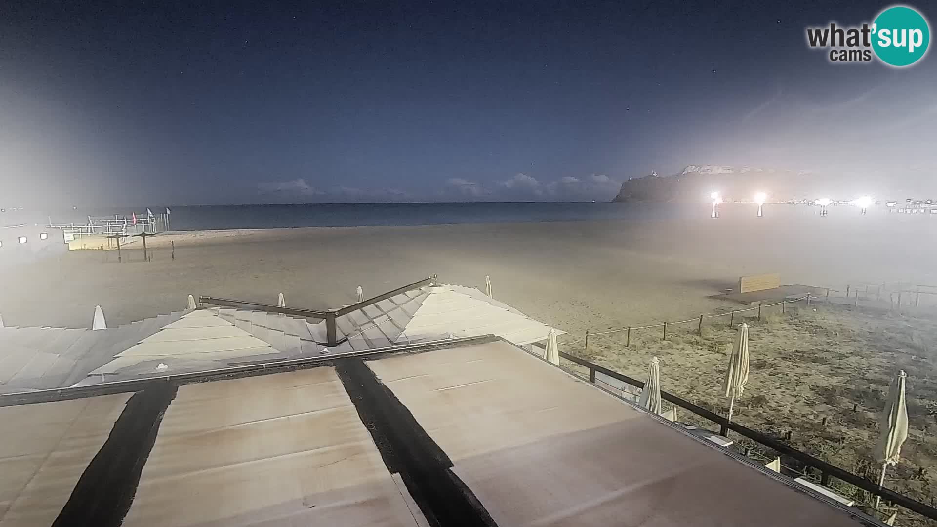 Poetto beach webcam | Cagliari | Sardinija