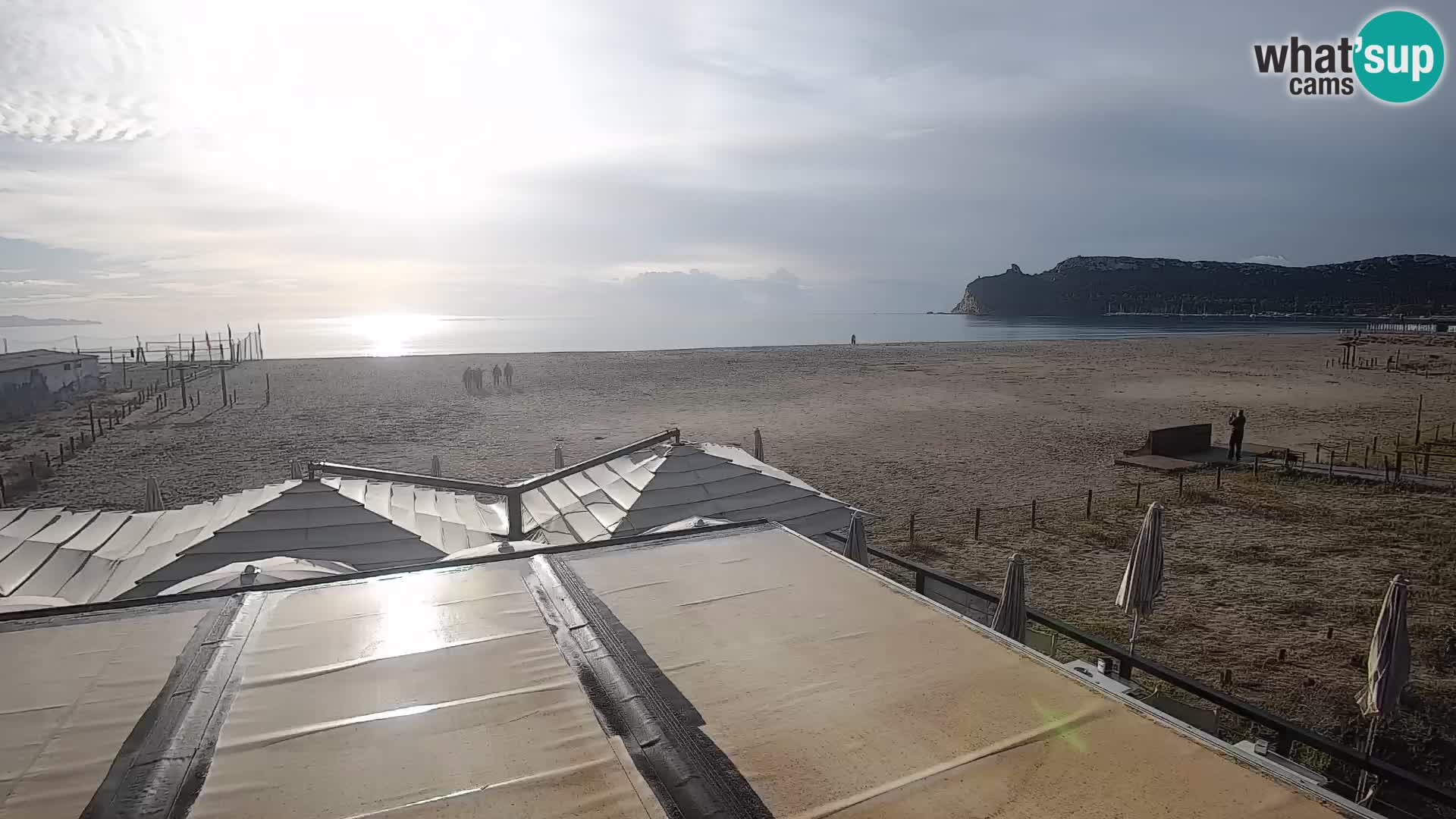 Poetto beach webcam | Cagliari | Sardinija
