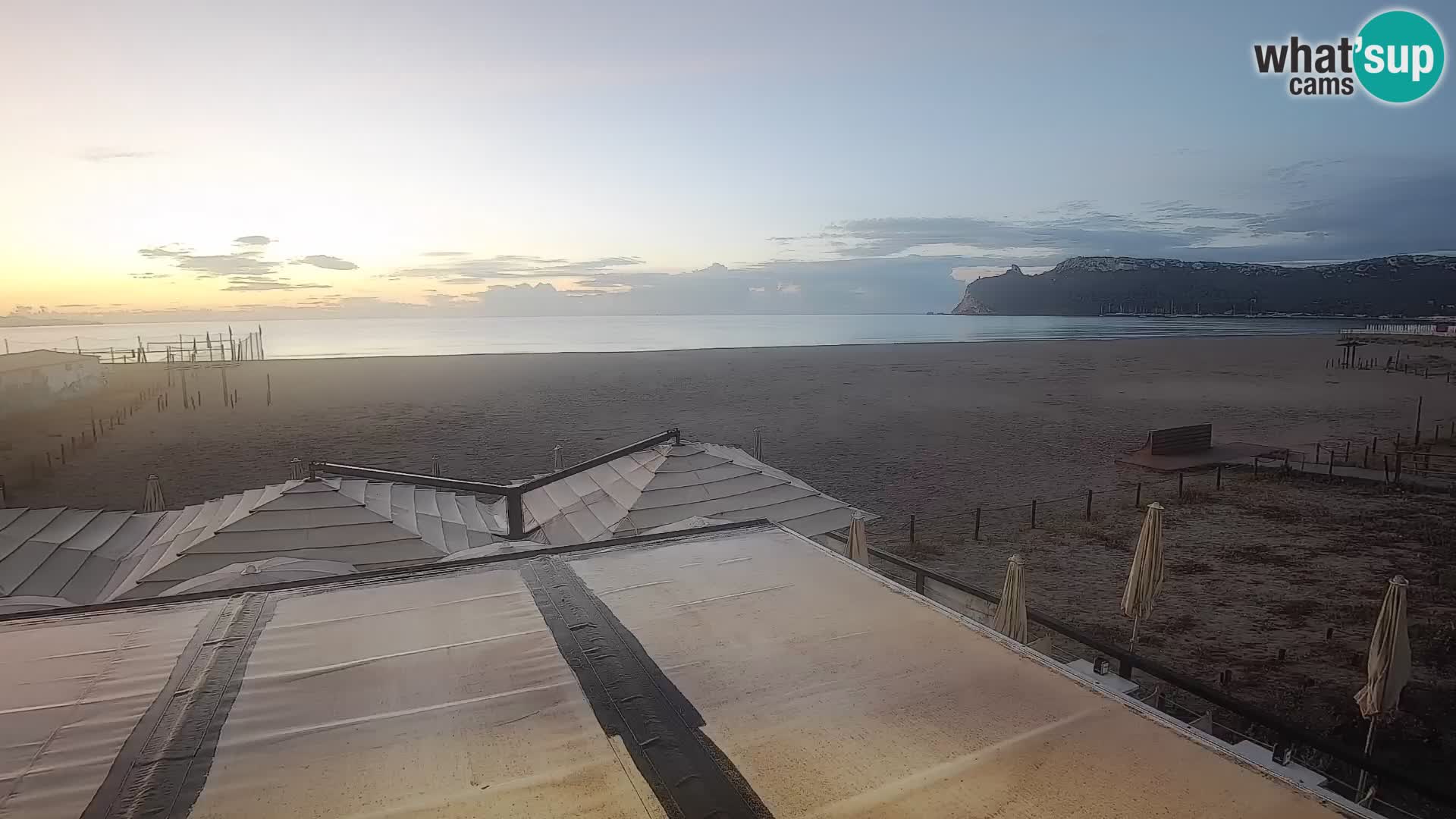 Webcam plage de Poetto | Cagliari | Sardaigne